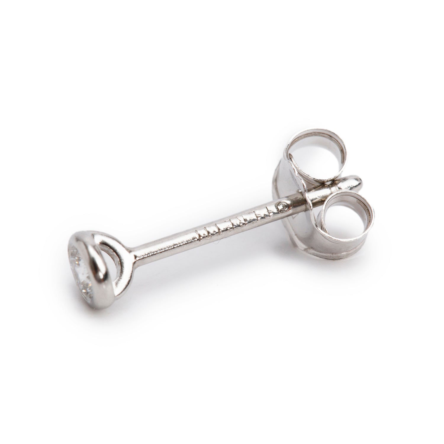 Tiffany & Co. Elsa Peretti Platinum 0.16 tcw Diamonds By the Yard Stud Earrings