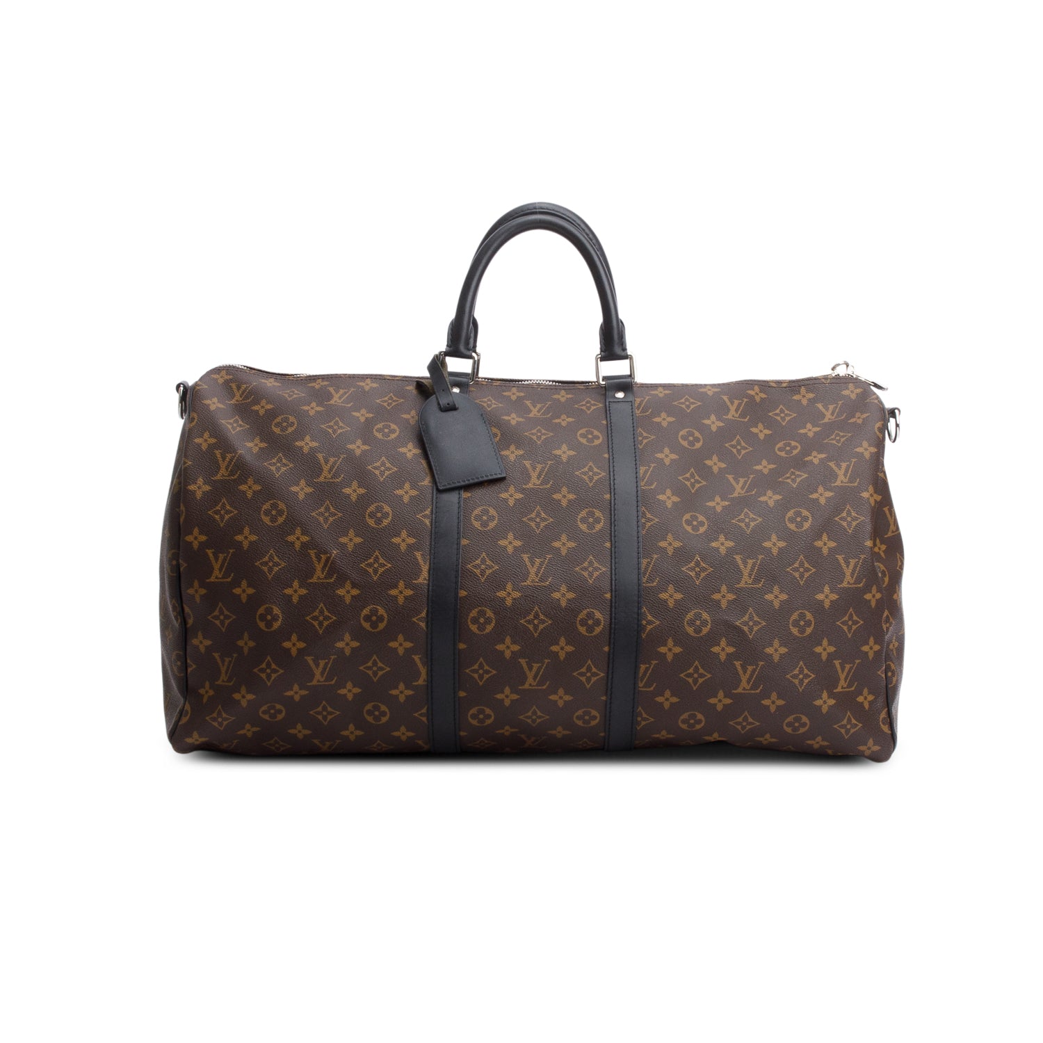 Louis Vuitton Monogram Macassar Keepall Bandouliere 55 w/ Strap