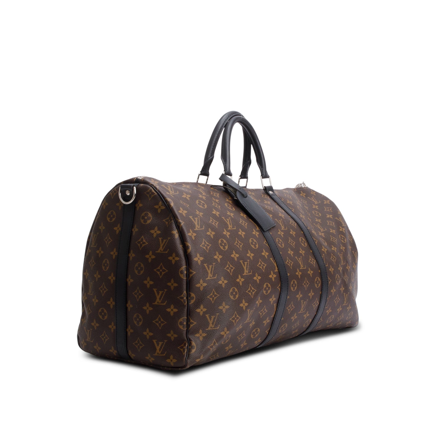 Louis Vuitton Monogram Macassar Keepall Bandouliere 55 w/ Strap