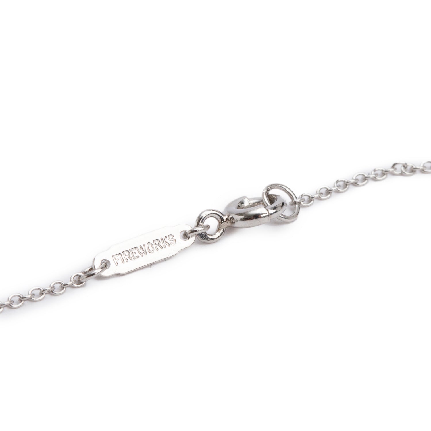 Tiffany & Co. Platinum Diamond & Pink Sapphire Mini Heart Charm Pendant Necklace w/ Box