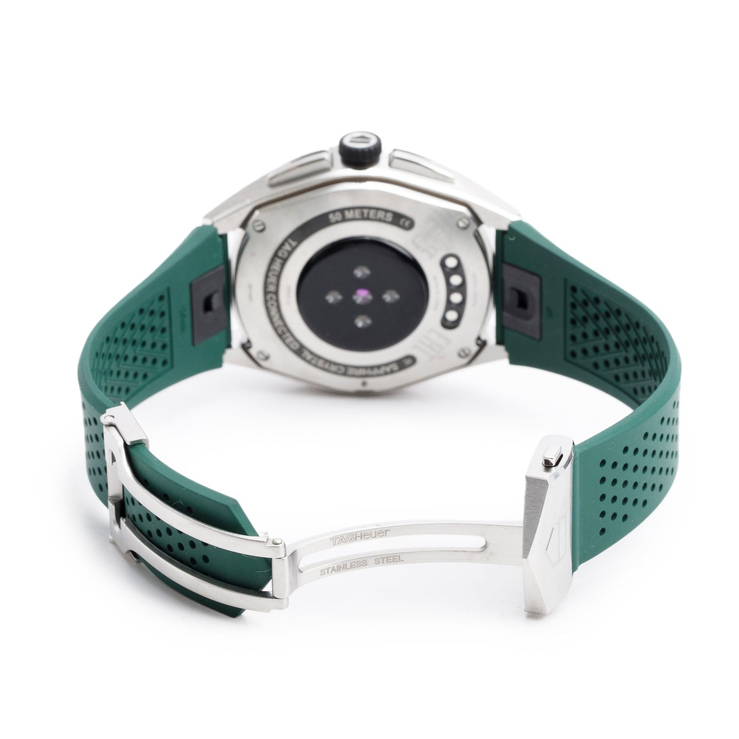 Tag Heuer 2024 Stainless Steel Connected Calibre E4 45 MM Digital Smart Watch SBR8A  w/ Box, Papers, Extra Strap & Charger