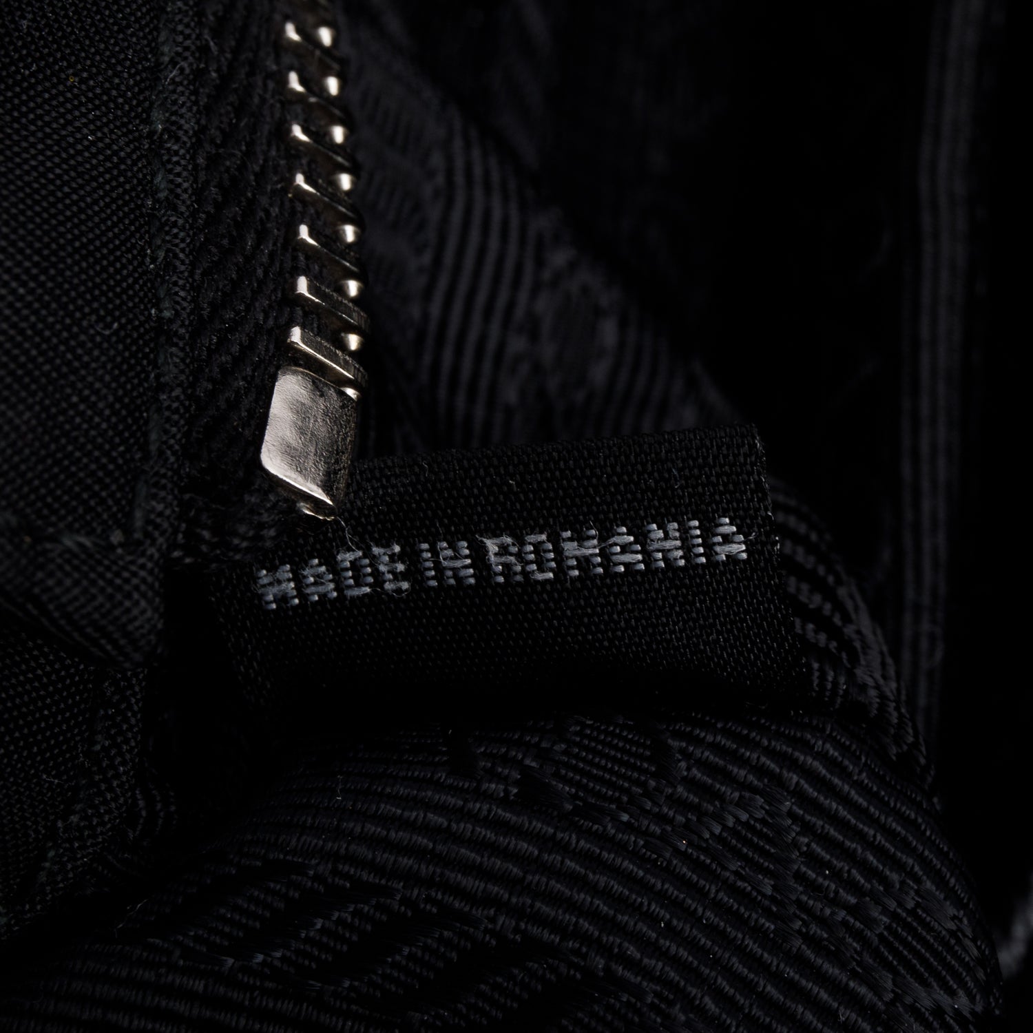 Prada Black Tessuto Nylon Diaper Bag w/ Strap