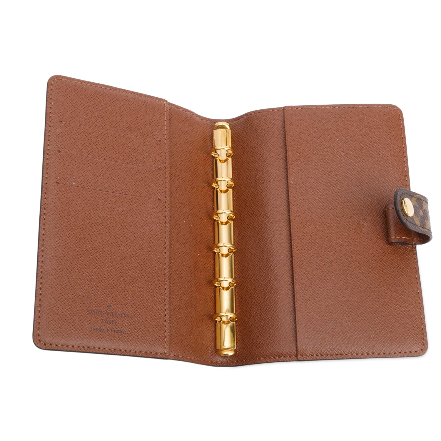 Louis Vuitton 2022 Monogram Small Ring Agenda Cover w/ Receipt