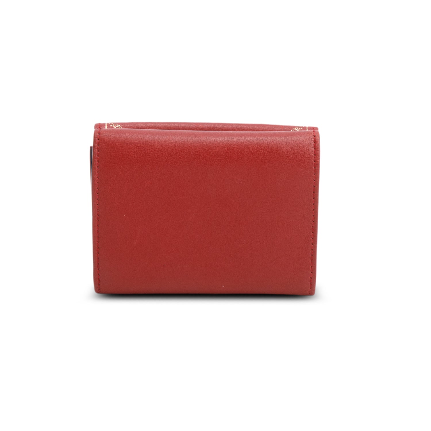 Cartier 2020 Red Leather Guirlande de Cartier Compact Wallet w/ Box & Certificate