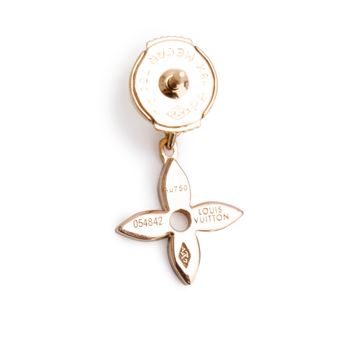 Louis Vuitton 18k Rose Gold & Diamond Idylle Blossom Stud Earrings