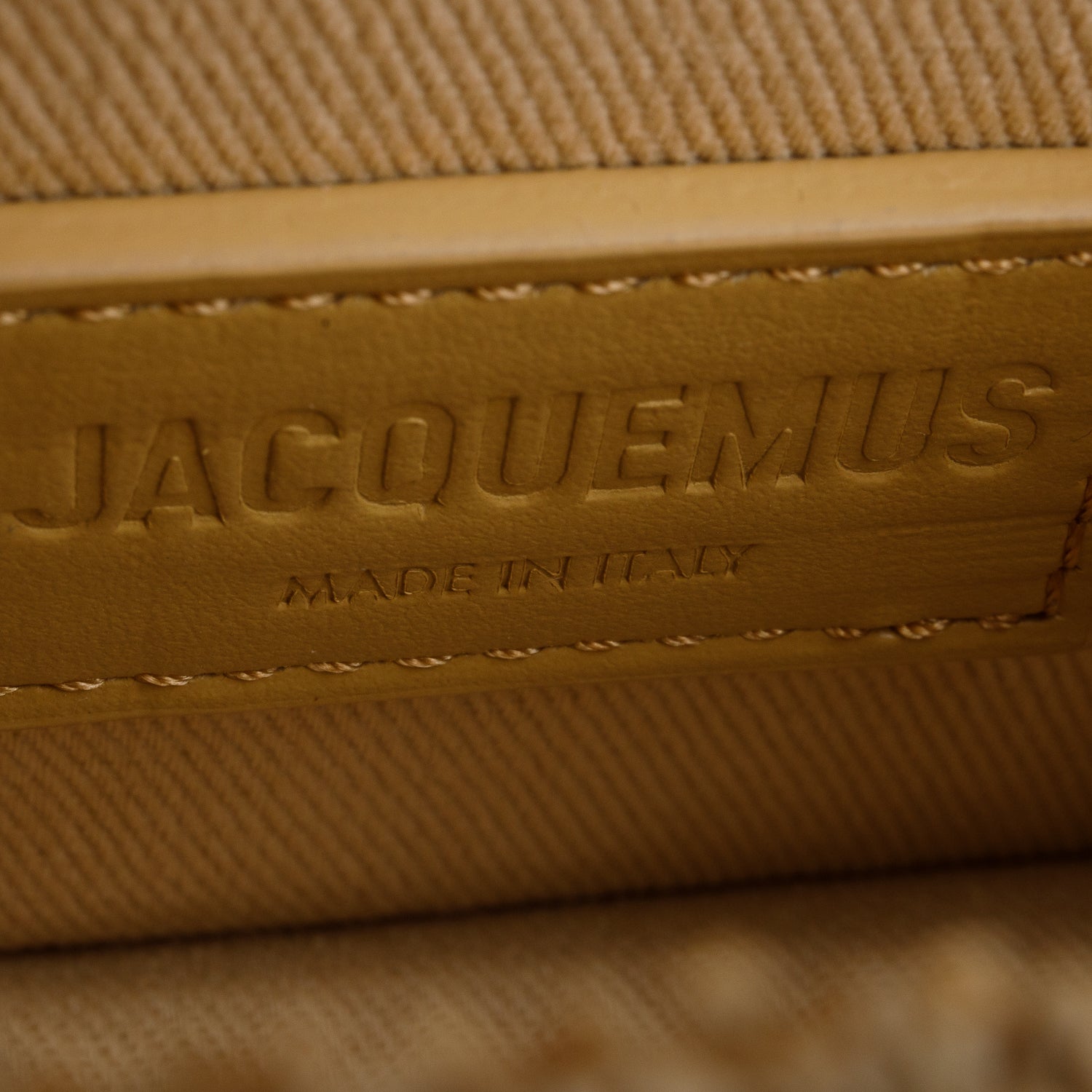 Jacquemus Brown Raffia Mini Signature Le Chiquito Handle Bag w/ Strap
