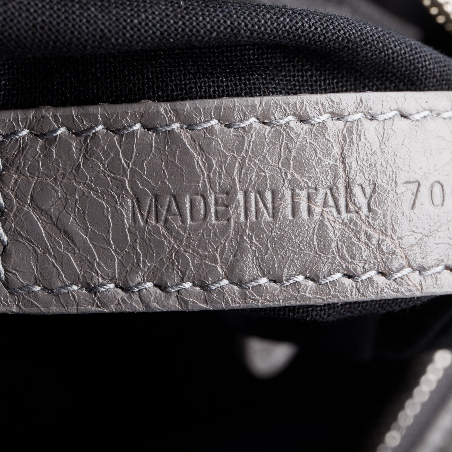 Balenciaga Grey Agneau Leather Neo Cagole XS City Bag w/ Strap