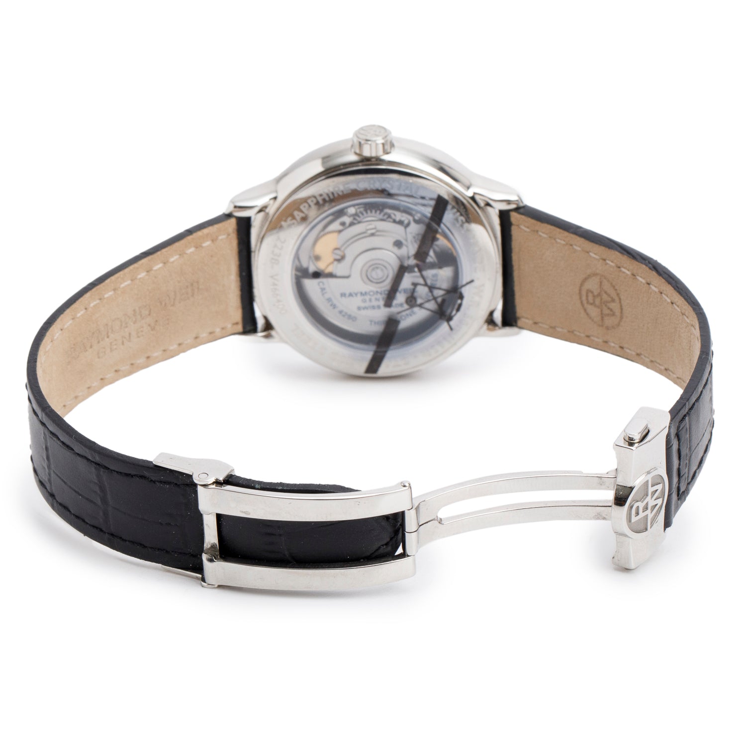 Raymond Weil Stainless Steel Maestro 39.5 MM Automatic Watch Silver Dial 2238 w/ Box