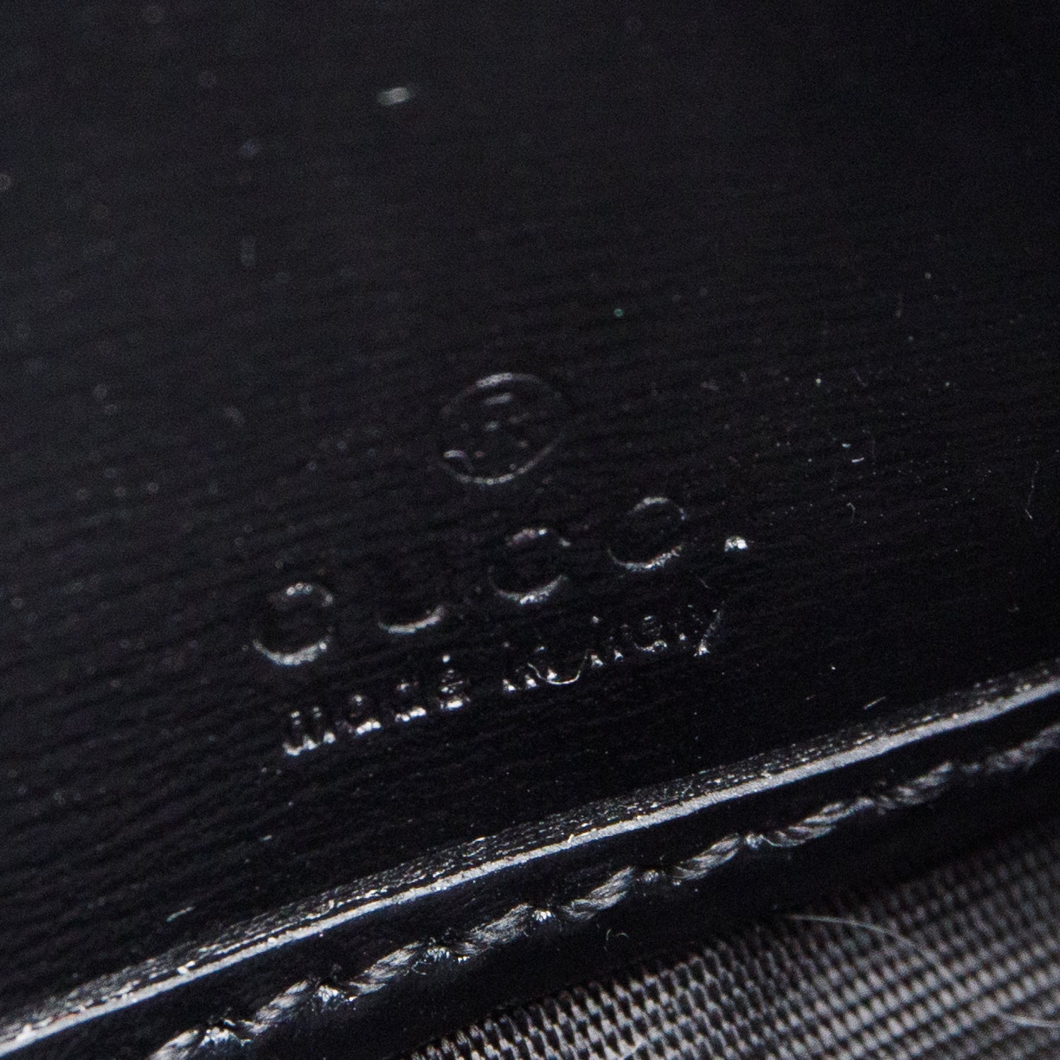 Gucci Black Calfskin Jackie 1961 Chain Wallet