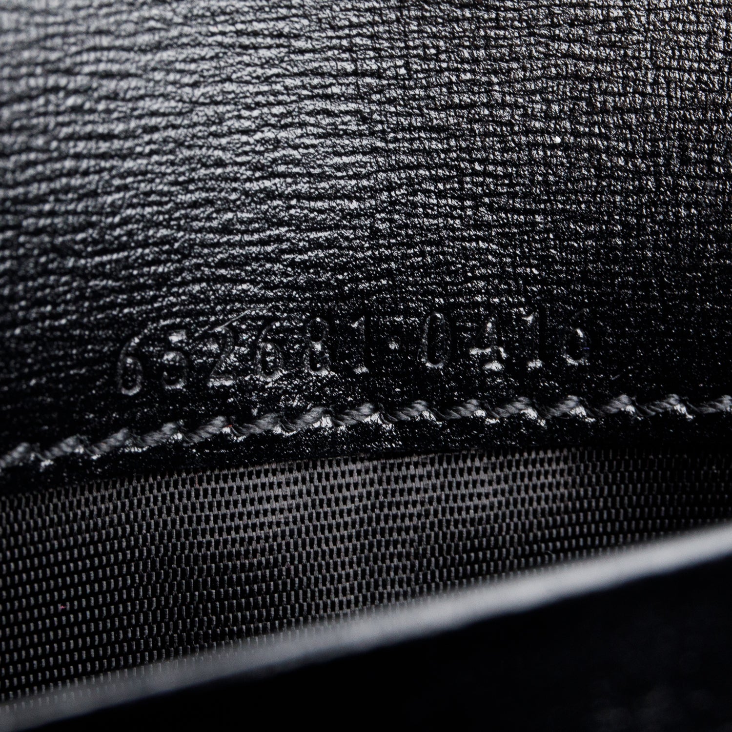 Gucci Black Calfskin Jackie 1961 Chain Wallet