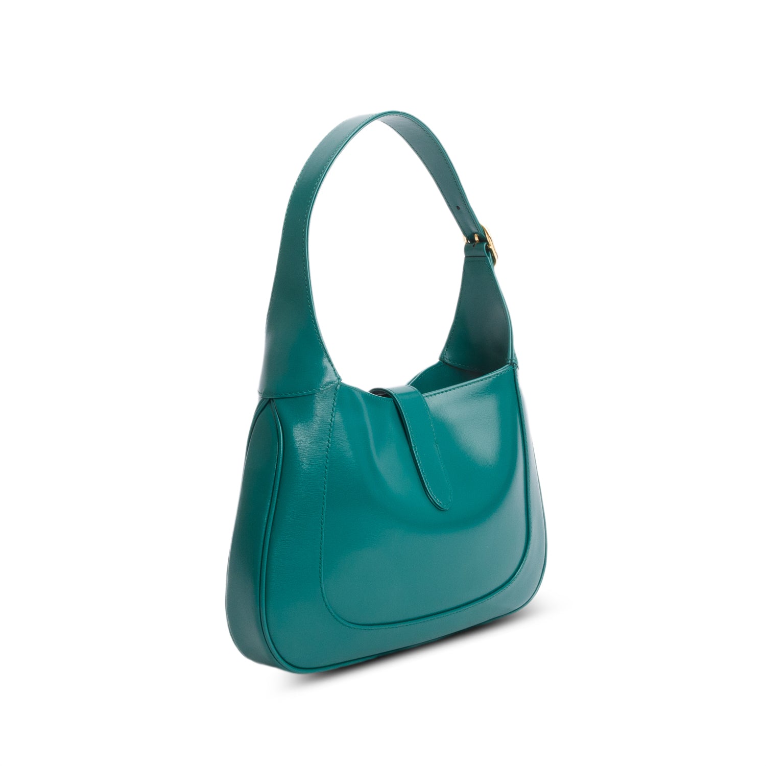 Gucci Green Ancora Leather Medium Jackie 1961 Hobo Bag w/ Strap