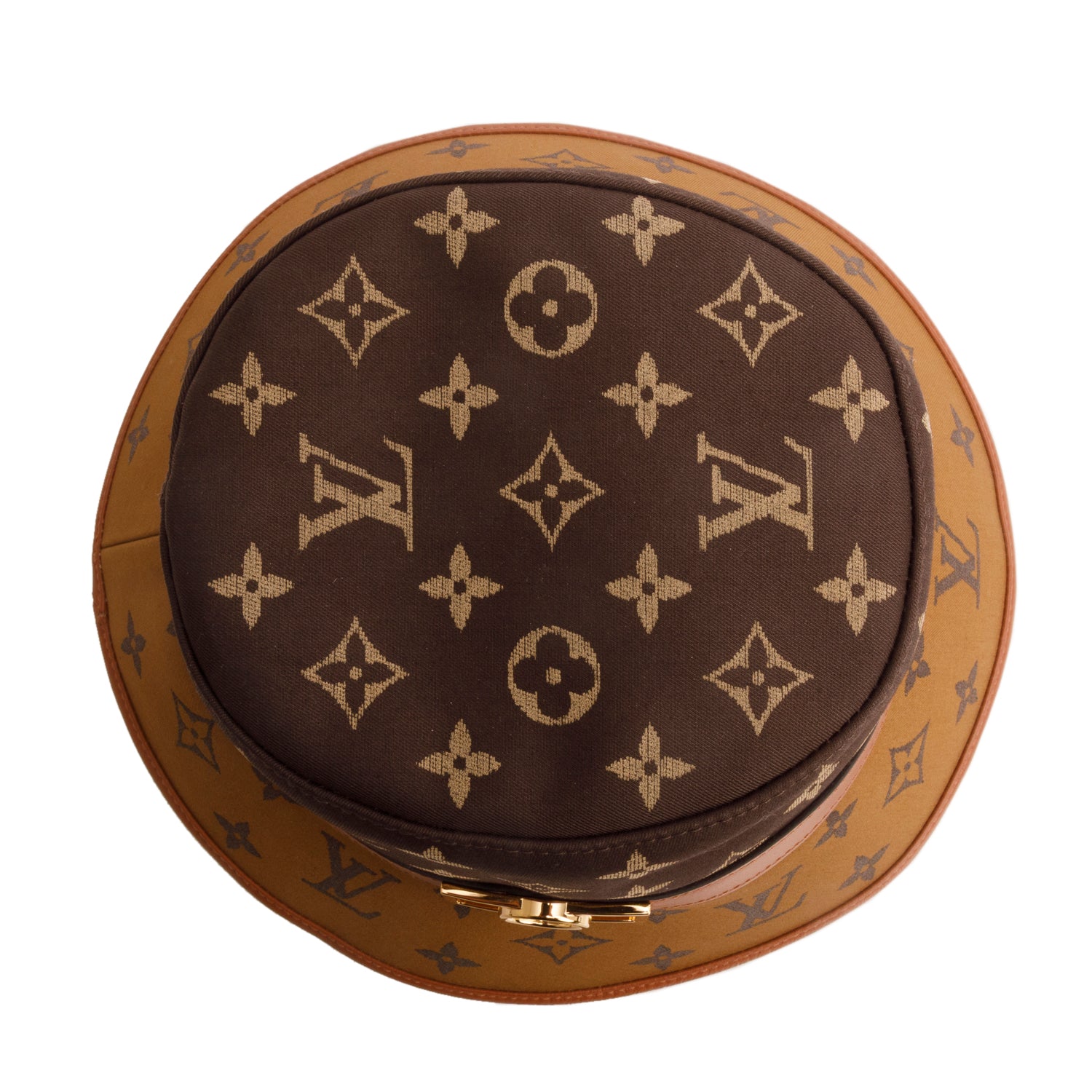 Louis Vuitton Monogram & Monogram Reverse Dauphine Bucket Hat w/ Box