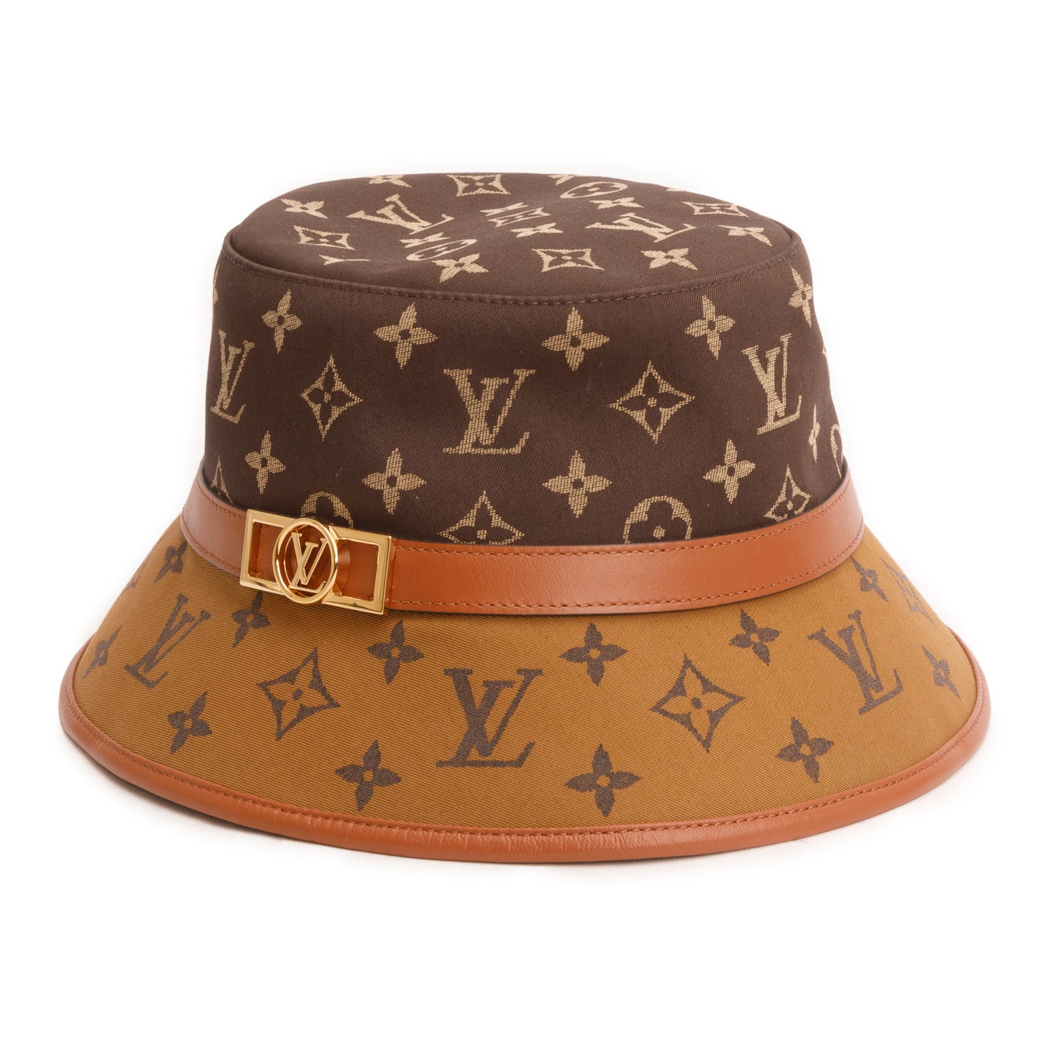 Louis Vuitton Monogram & Monogram Reverse Dauphine Bucket Hat w/ Box