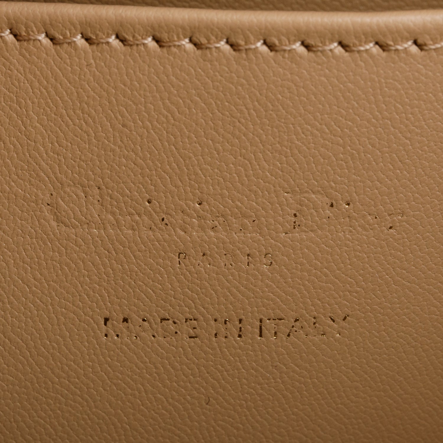 Chrisitan Dior 2024 Beige Lambskin Macrocannage Medium Caro Backpack w/ Box