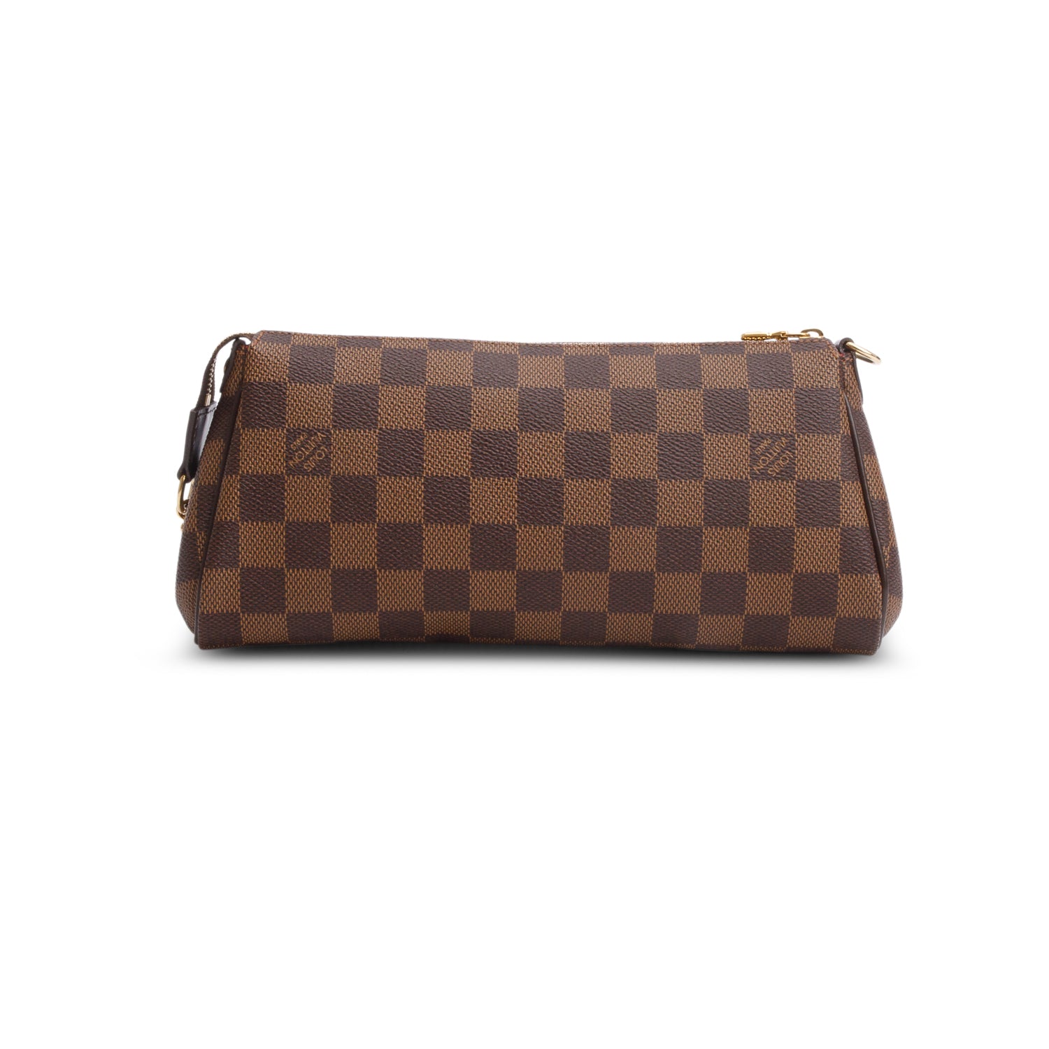 Louis Vuitton Damier Ebene Eva Clutch w/ Box & Straps