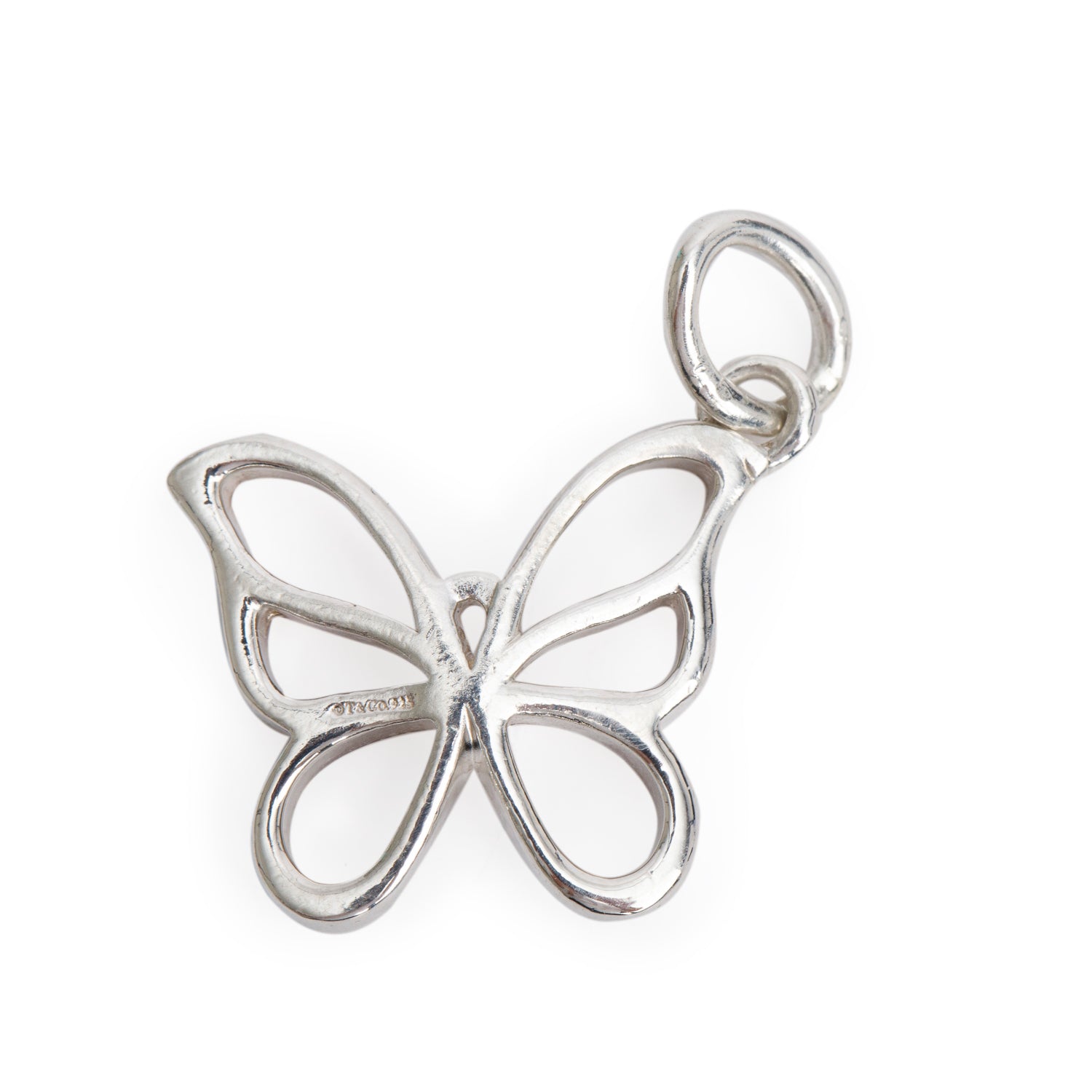 Tiffany & Co. Sterling Silver Butterfly Charm Pendant