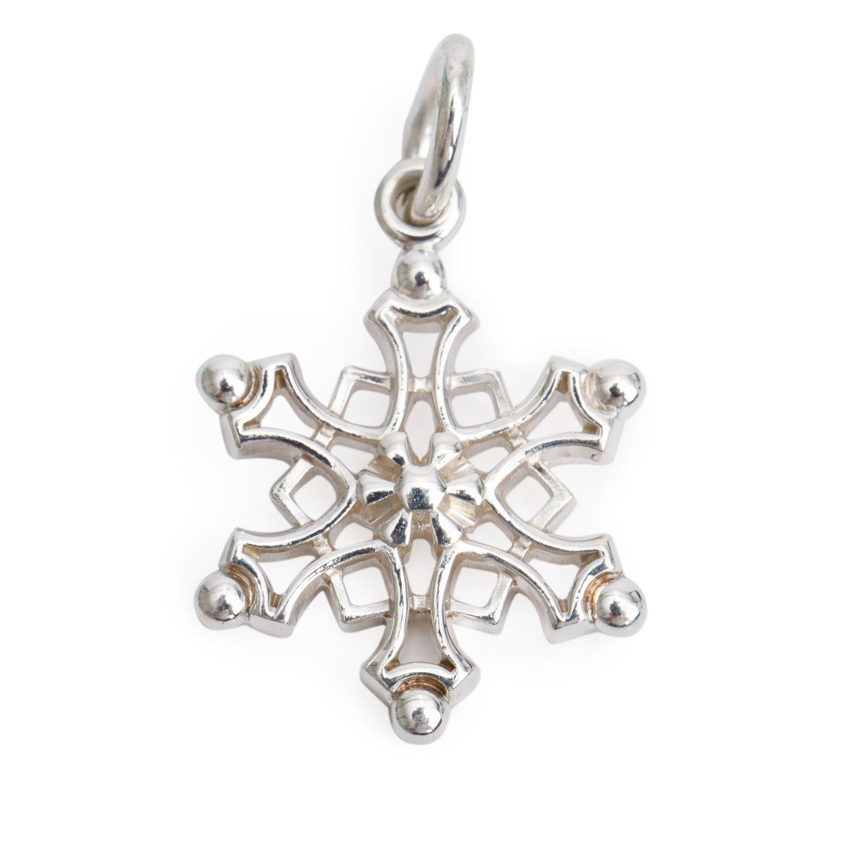 Tiffany & Co. Sterling Silver Snowflake Charm Pendant – OLIVER'S