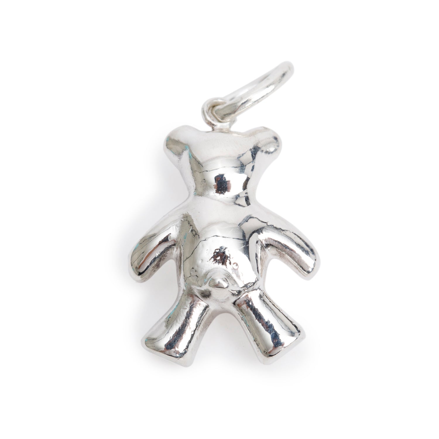 Tiffany & Co. Sterling Silver Teddy Bear Charm Pendant