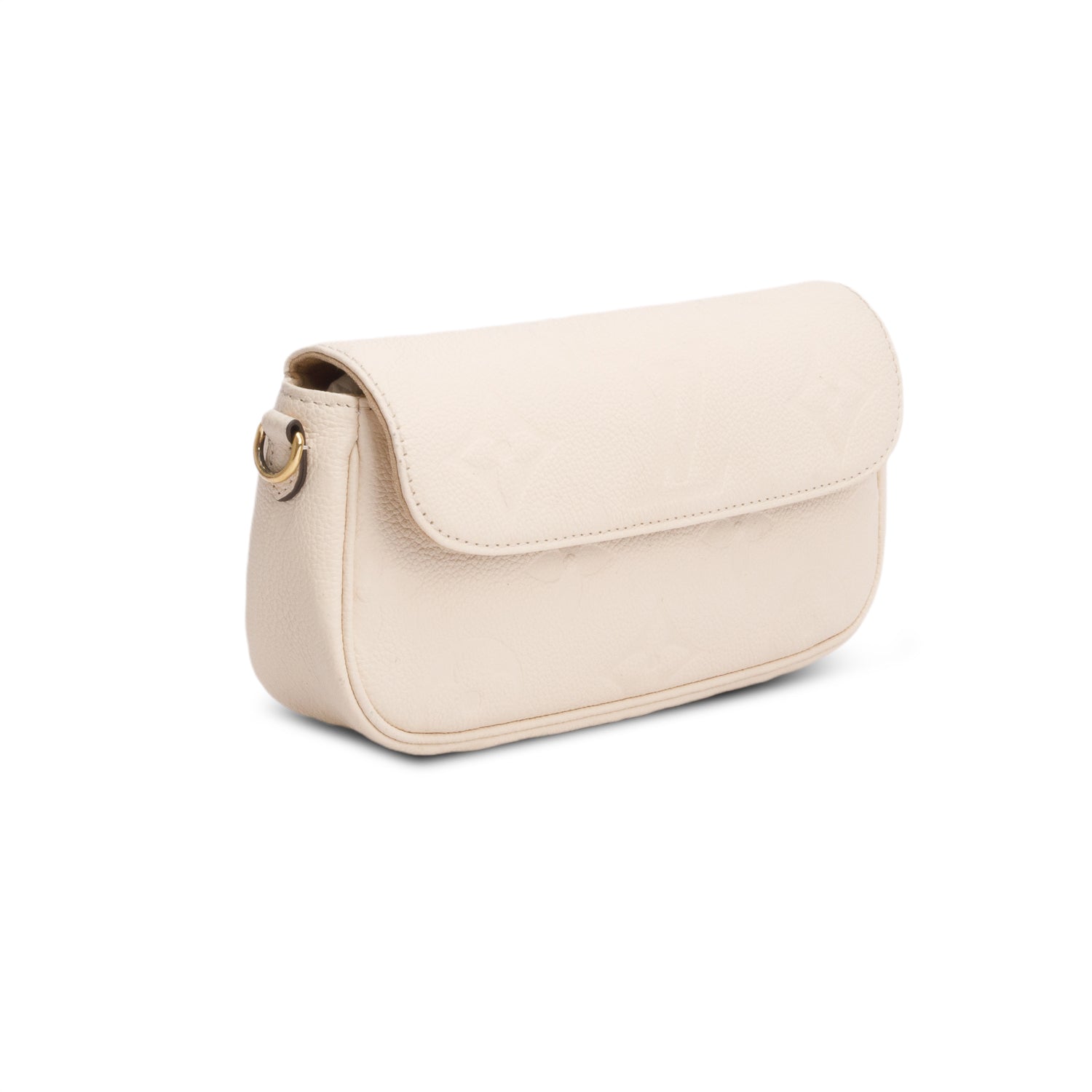 Louis Vuitton Cream Empreinte Monogram Giant Ivy Wallet on Chain w/ Straps