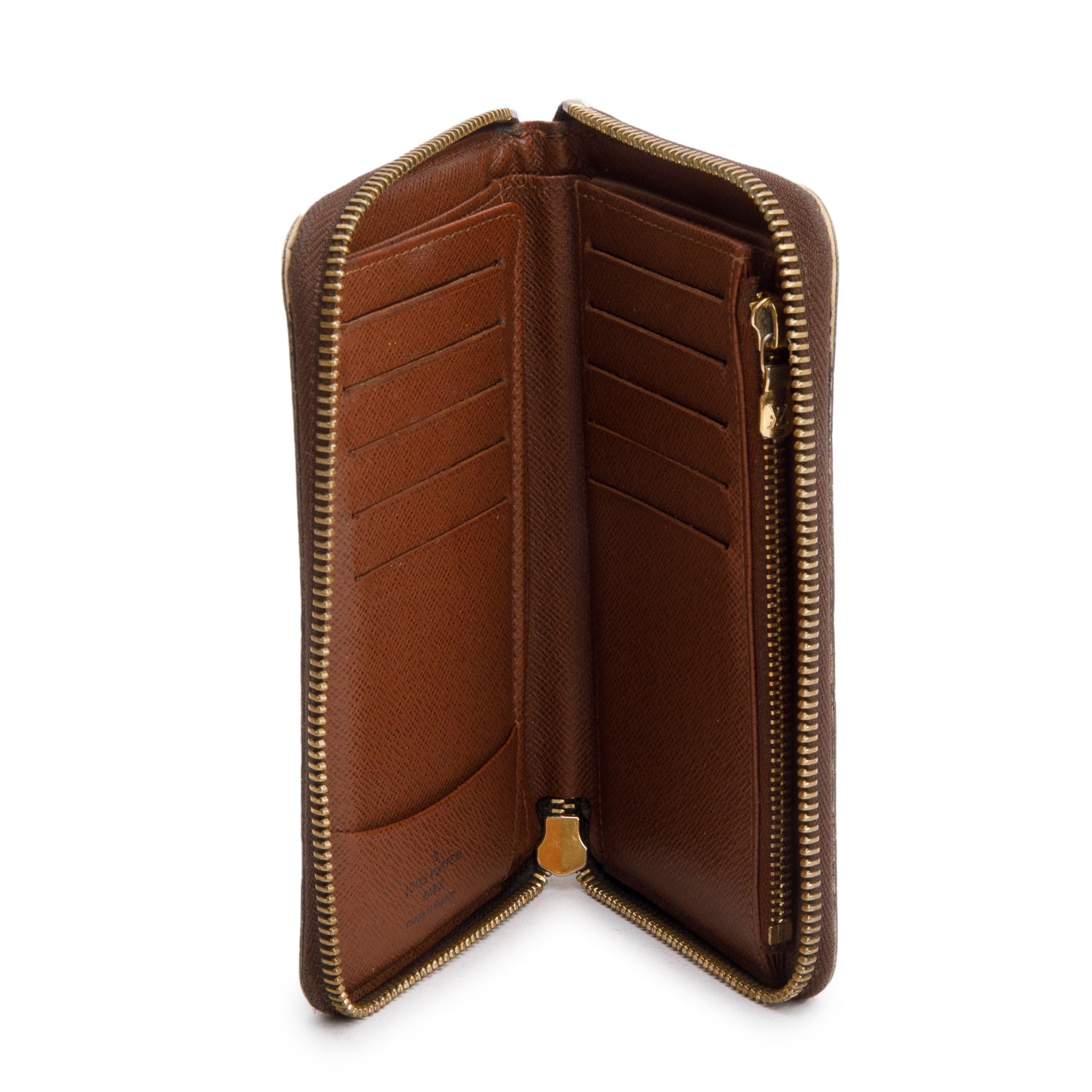 Louis Vuitton Monogram Medium Zippy Wallet w/ Box