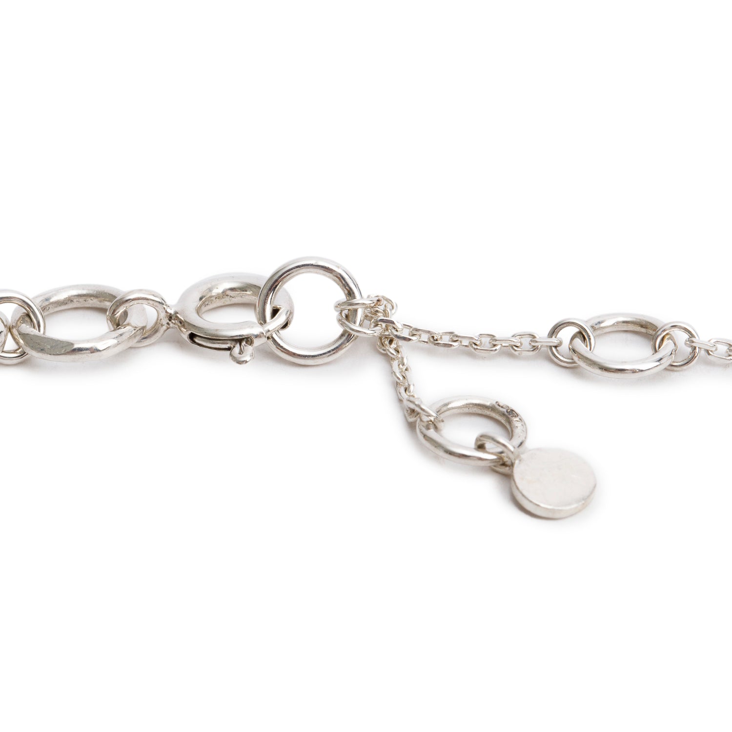 Links of London Sterling Silver Circles Bib Necklace w/ Box