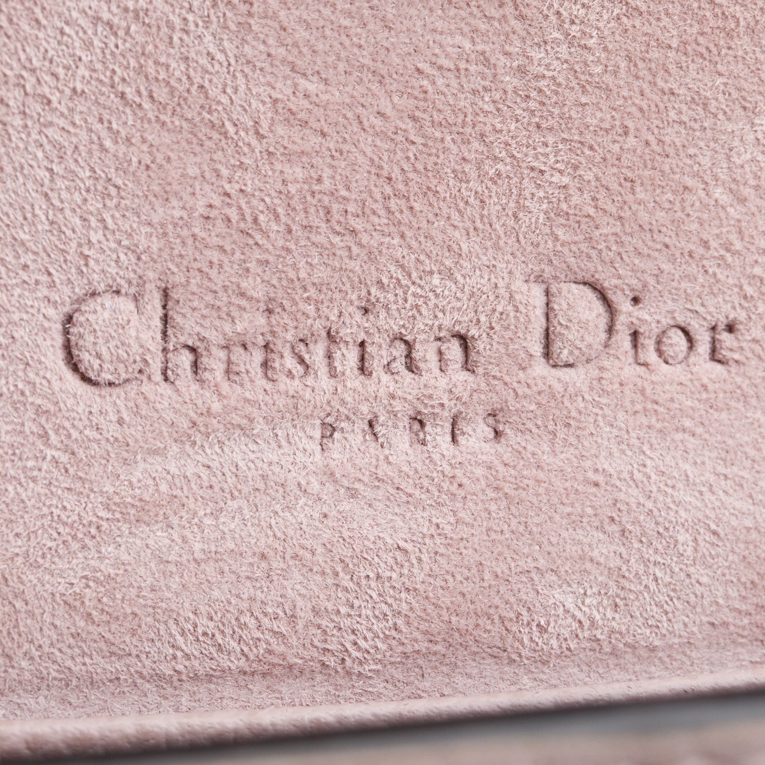 Christian Dior Pink Grained Calfskin Saddle Belt Bag w/ Box