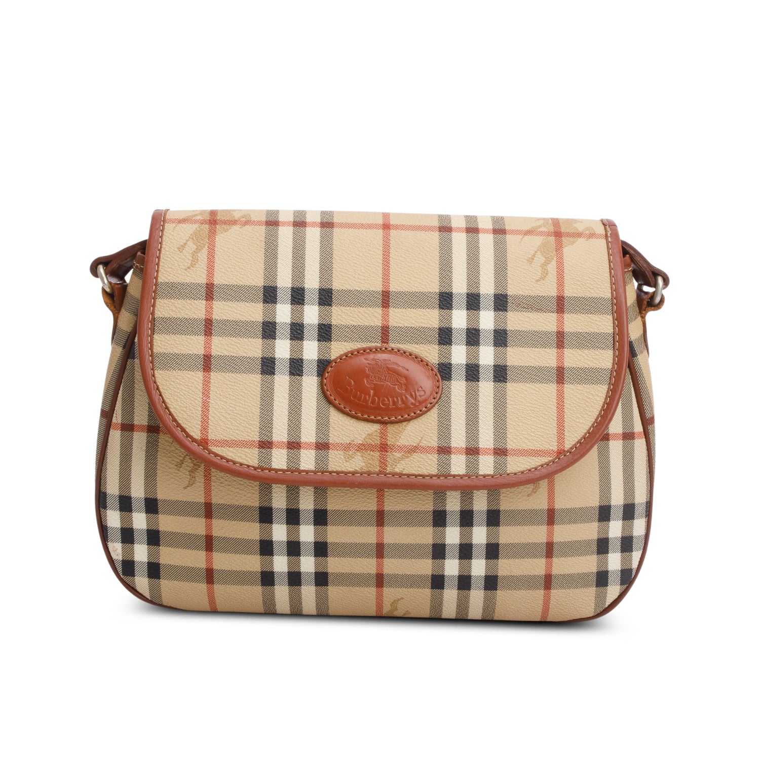 Burberry's Vintage Haymarket Check Crossbody Bag