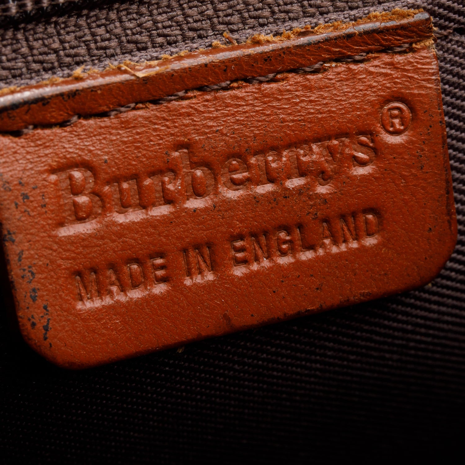 Burberry's Vintage Haymarket Check Crossbody Bag