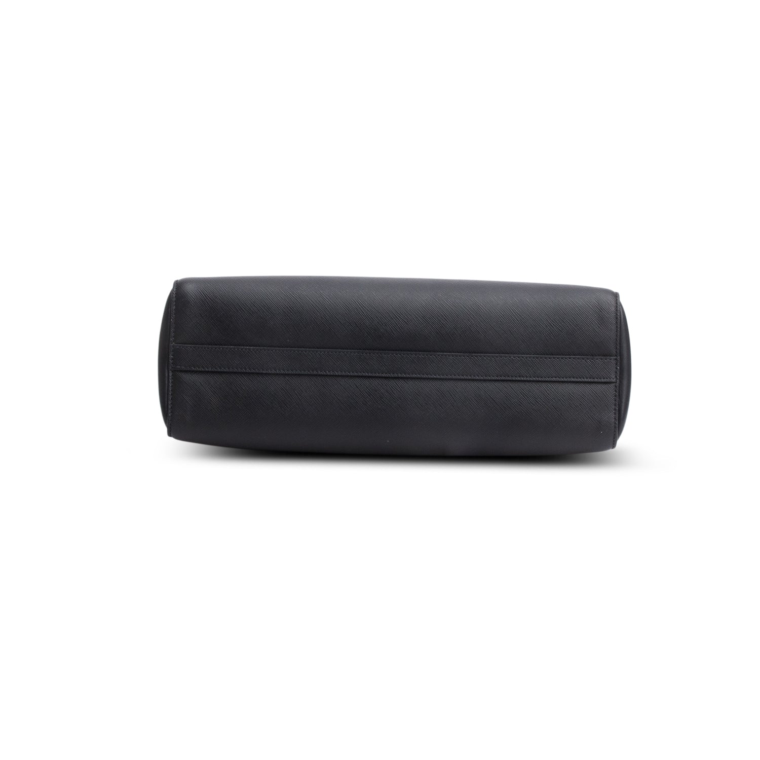 Prada Black Saffiano Soft Calf Leather Medium Tote w/ Strap & Authenticity Card