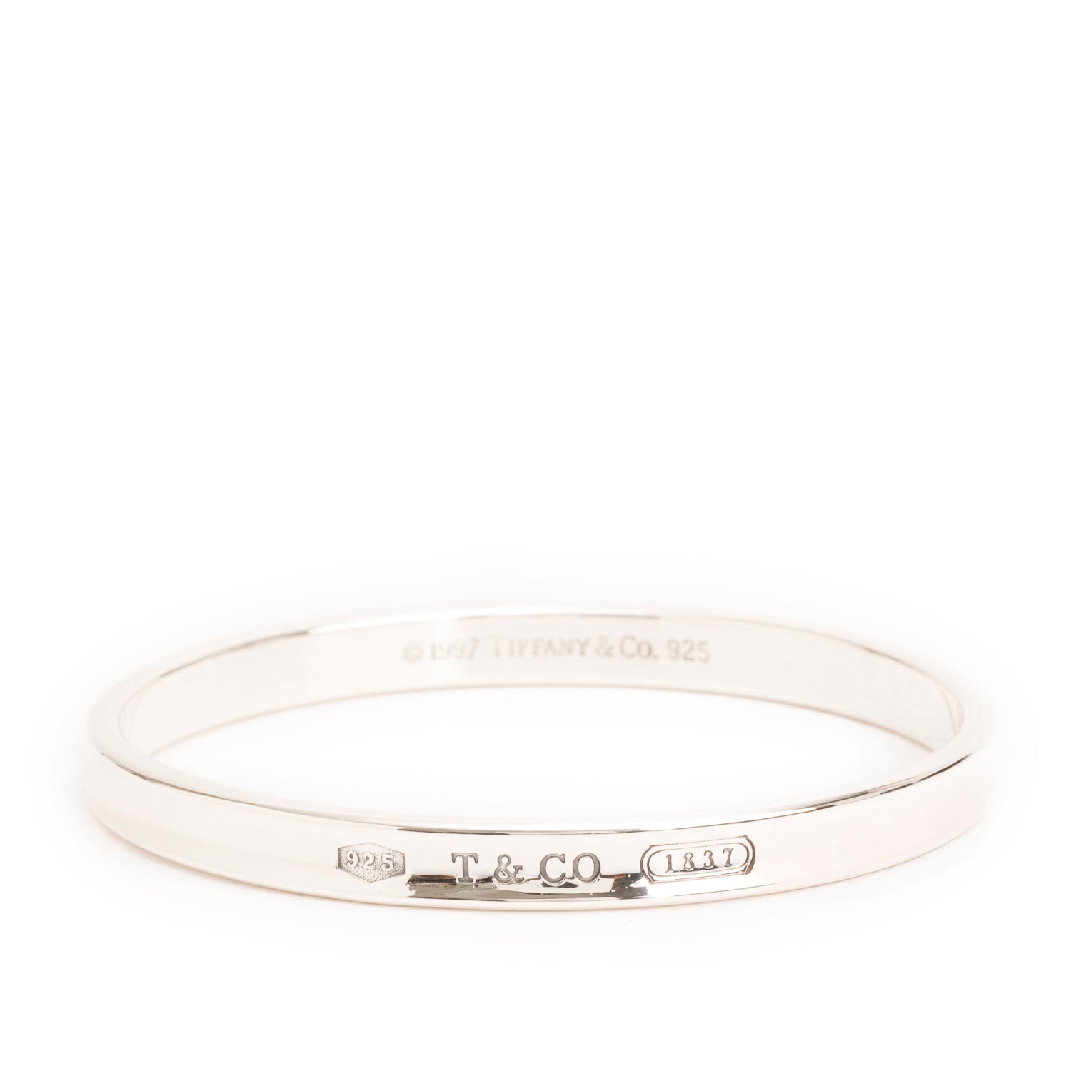 Tiffany & Co. Sterling Silver 1837 Bangle Bracelet