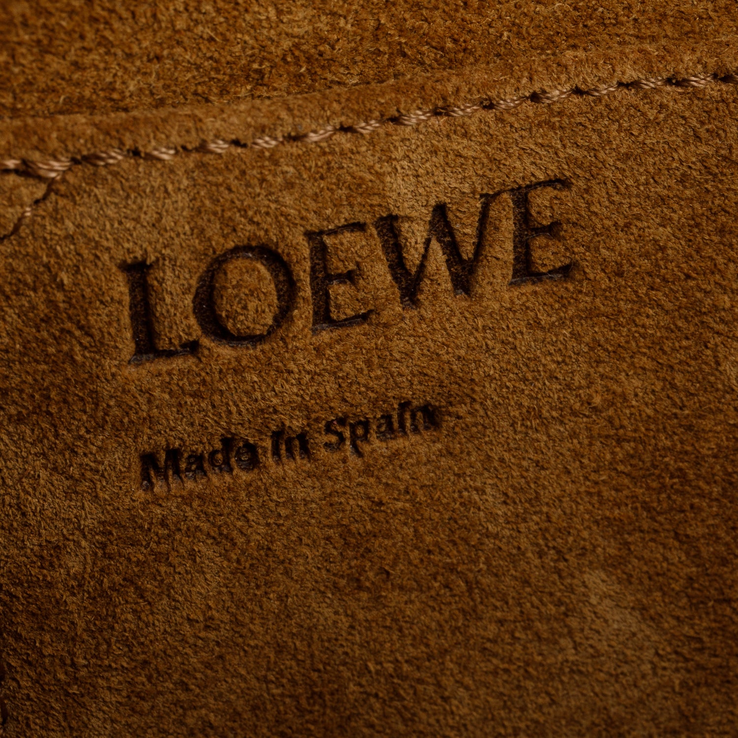 Loewe Brown & Pink Calfskin Small Gate Crossbody Bag