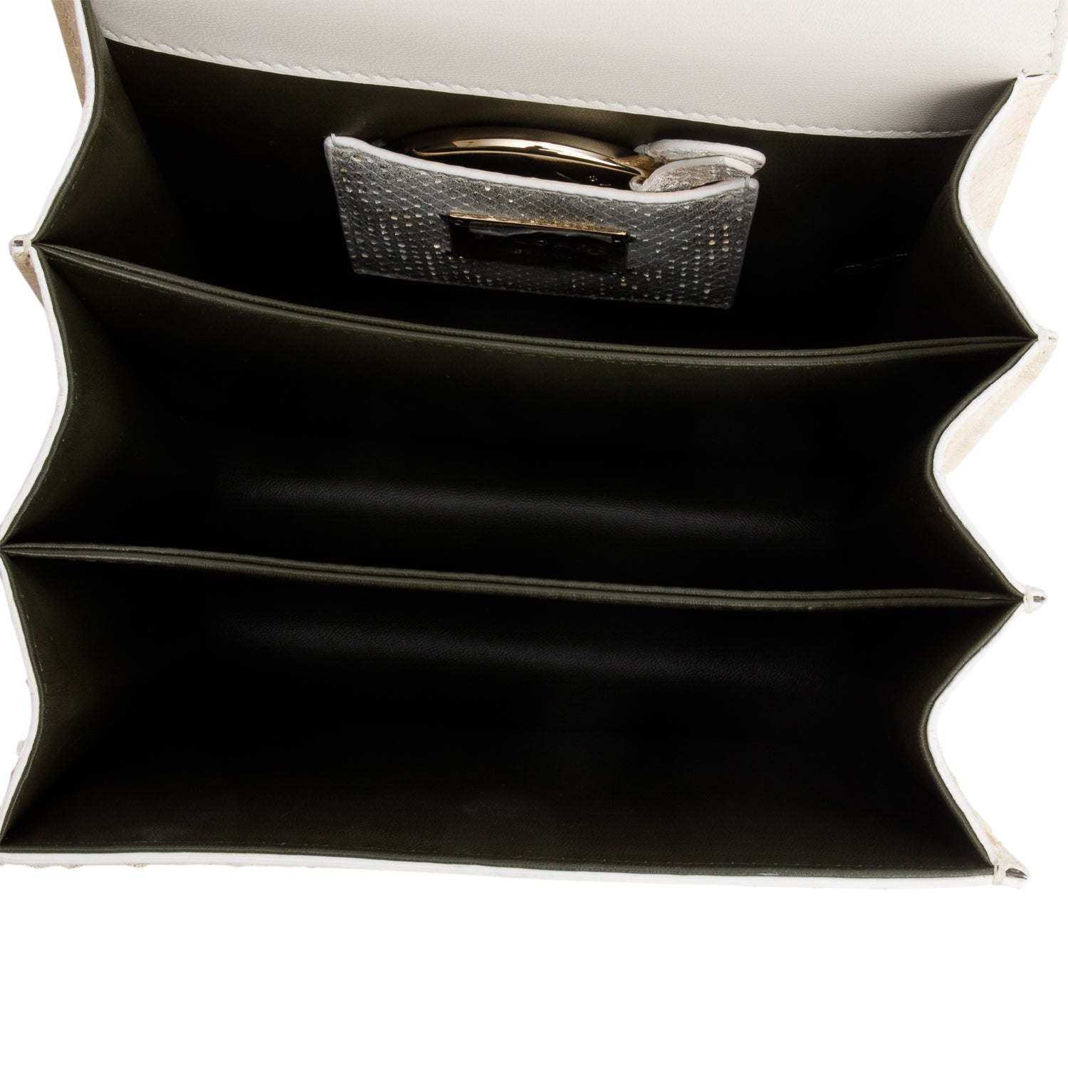 Bvlgari Gold Karung Serpenti Forever Mini Top Handle Bag w/ Strap