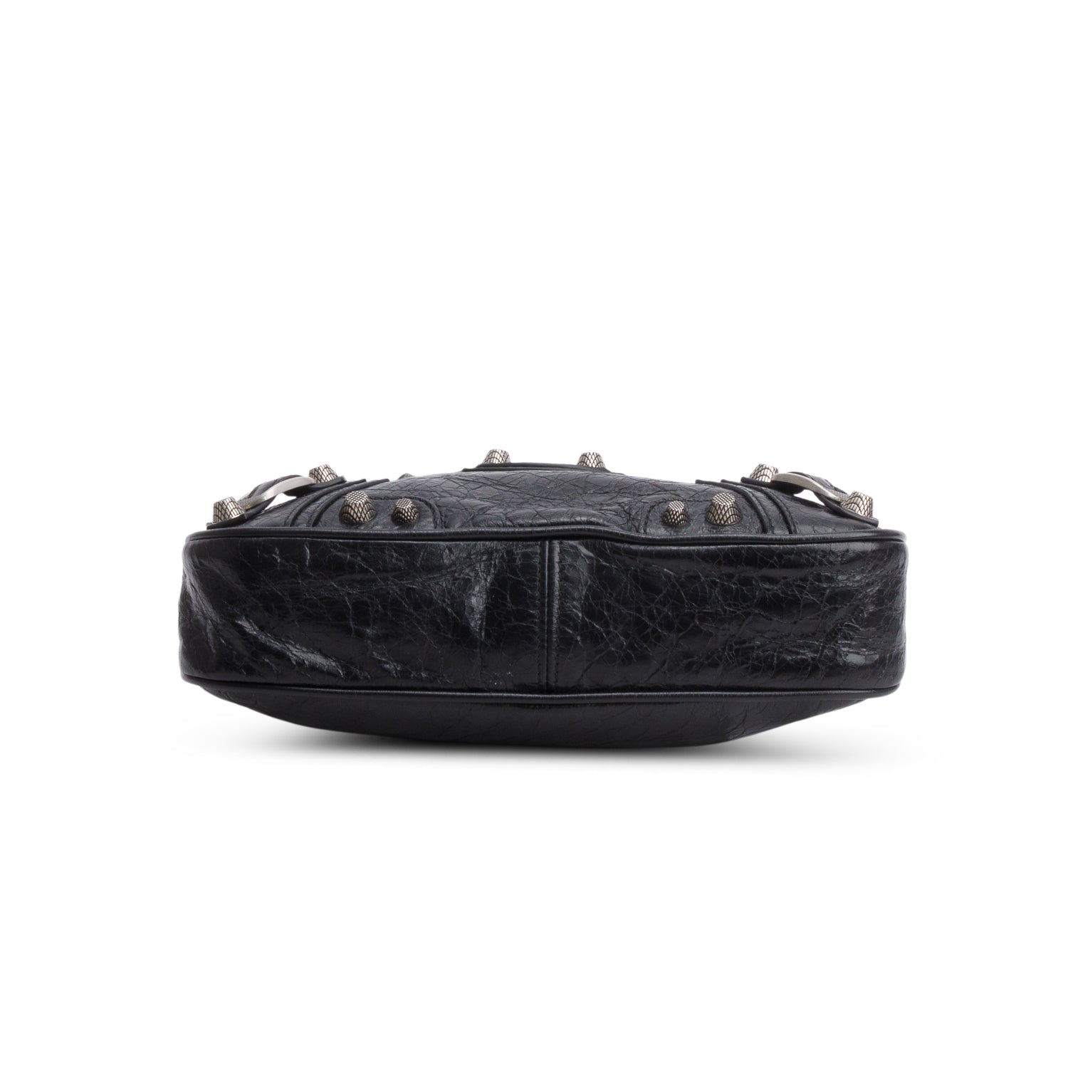 Balenciaga Black Agneau Neo Cagole Mini Handbag w/ Strap