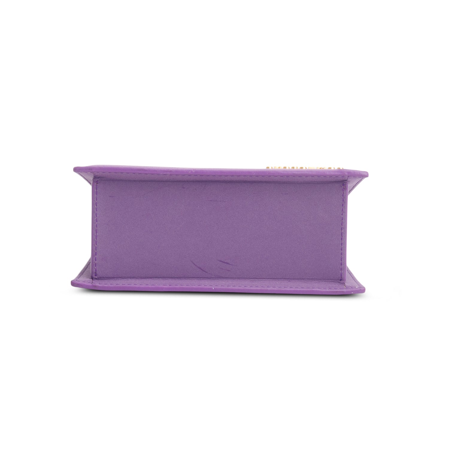 Jacquemus Purple Leather The Knot Chiquito w/ Strap