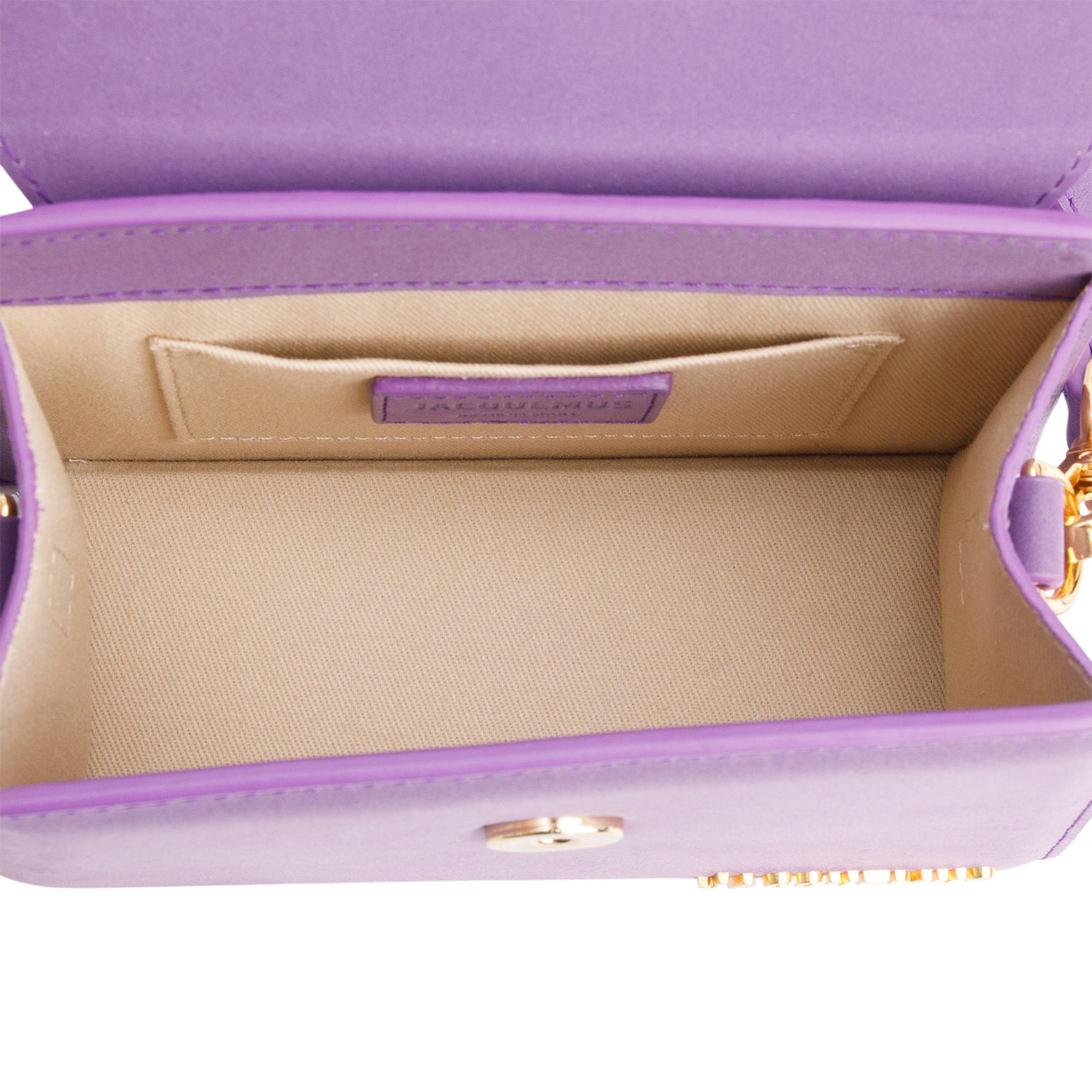 Jacquemus Purple Leather The Knot Chiquito w/ Strap