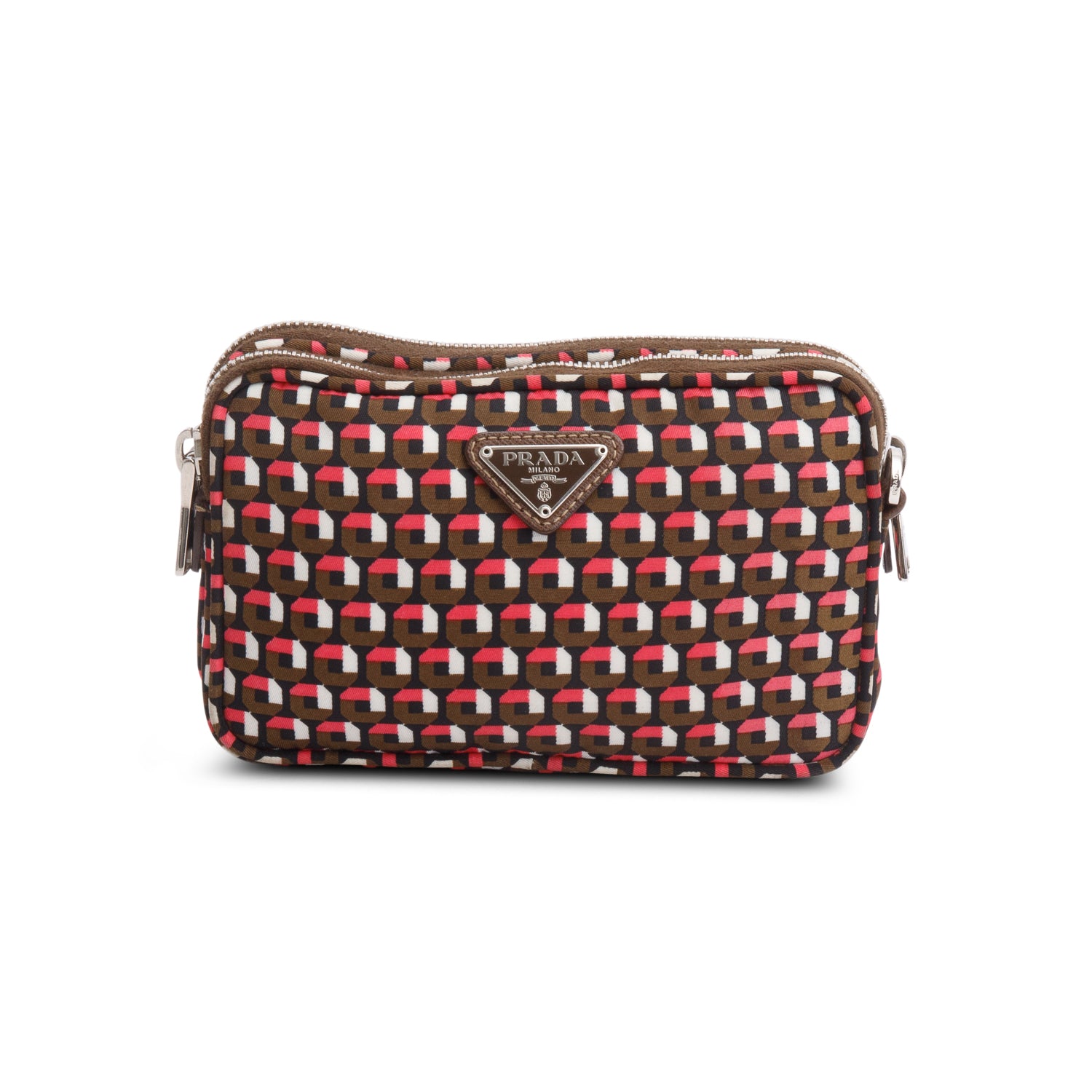 Prada Multicolor Otta Print Tessuto Nylon Convertible Crossbody Bag