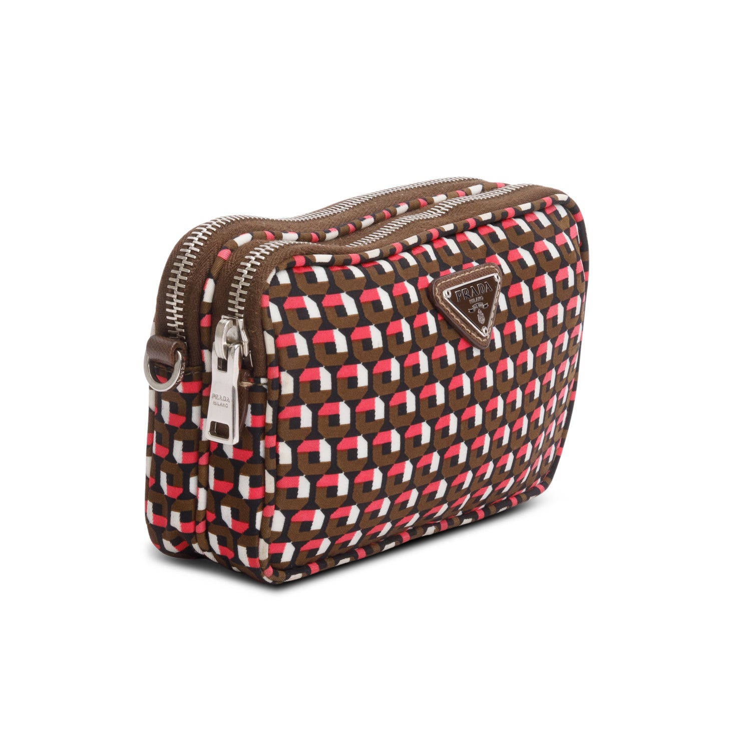 Prada Multicolor Otta Print Tessuto Nylon Convertible Crossbody Bag