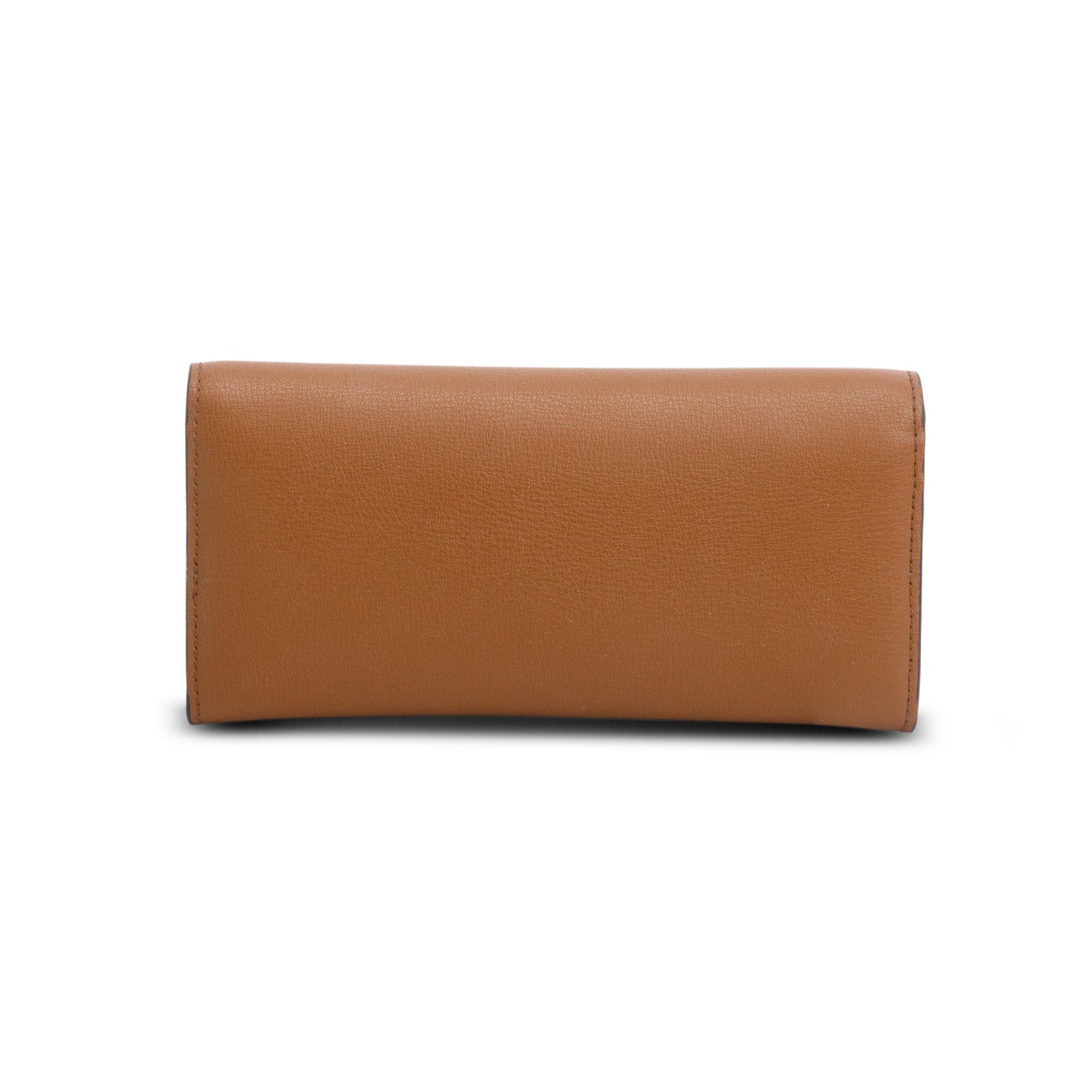 Jimmy Choo Brown Grainy Leather JC Continental Wallet w/ Box