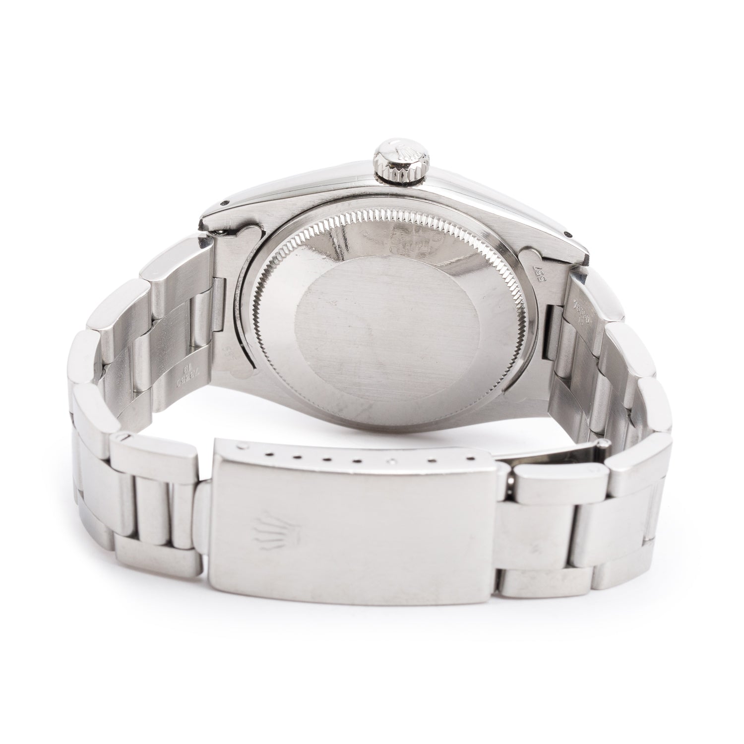 Rolex Stainless Steel Oyster Perpetual Date 34 MM Watch Silver Dial 1500