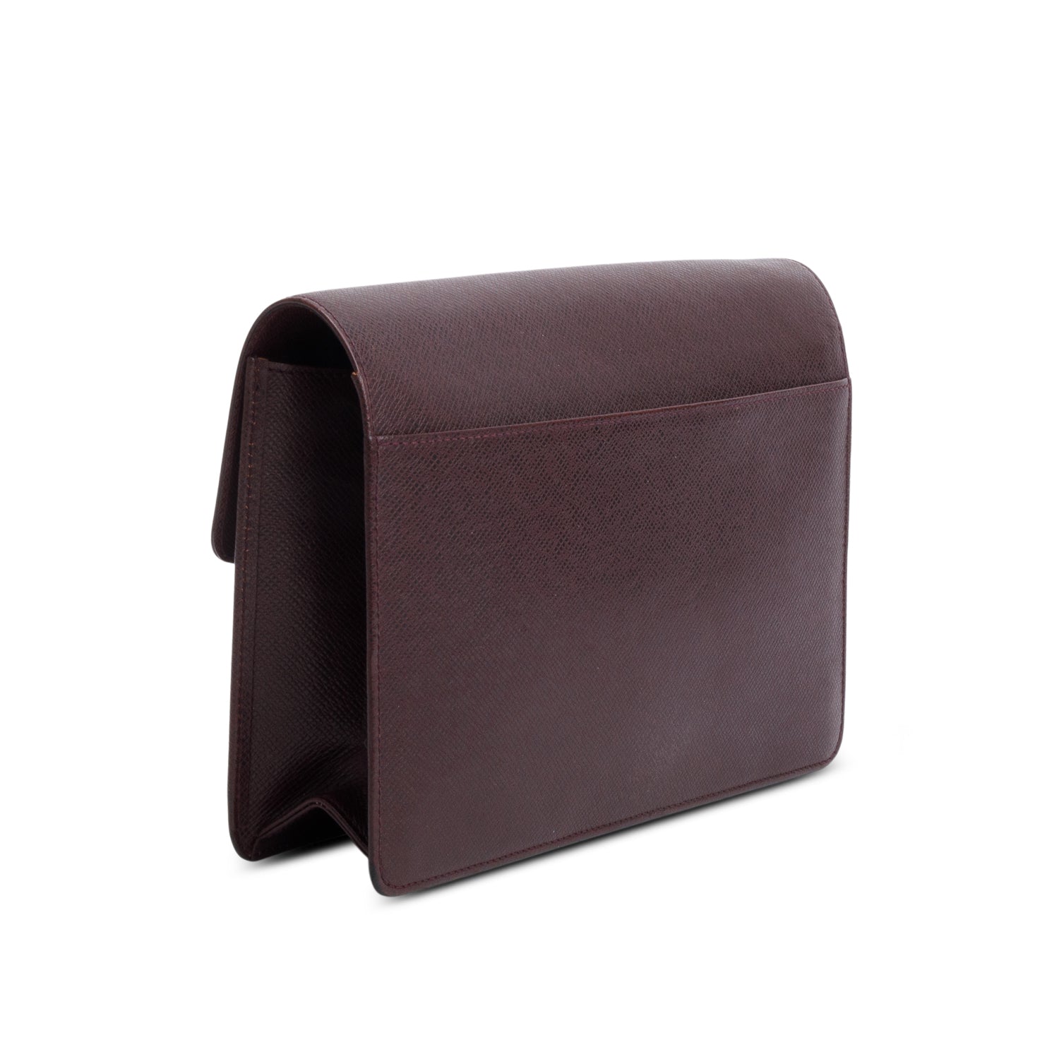 Louis Vuitton Brown Taiga Leather Pochette Kourad Clutch
