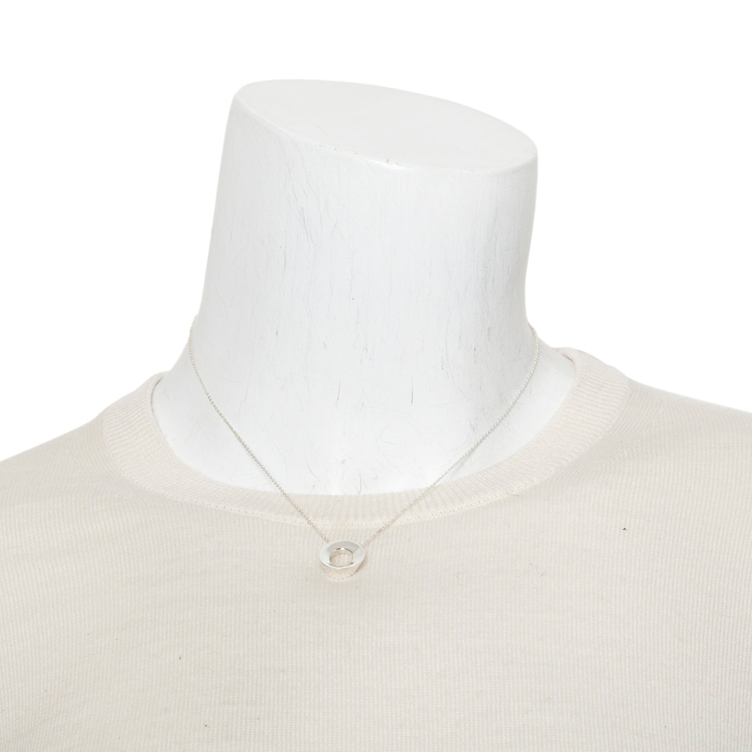 Tiffany & Co. Frank Gehry Sterling Silver Morph Pendant Necklace