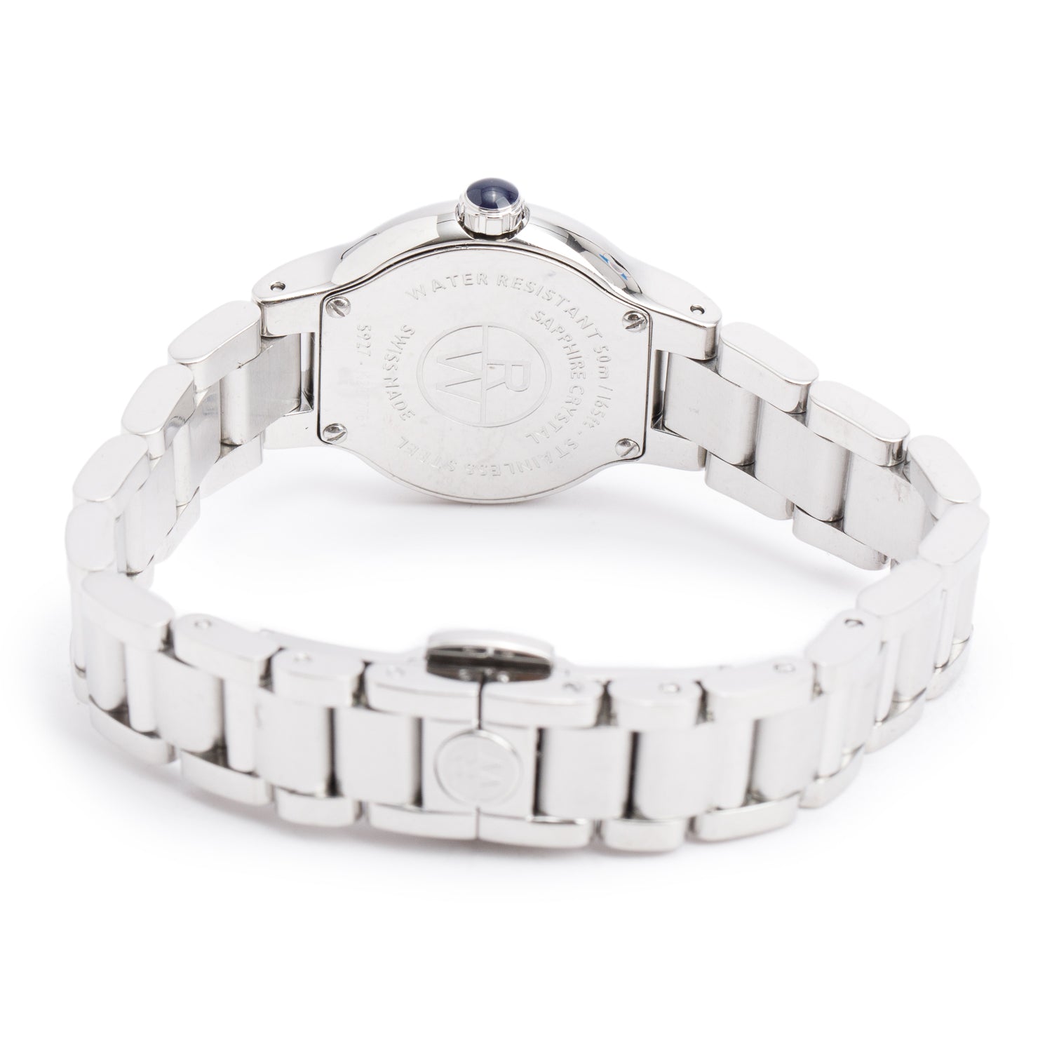 Raymond Weil Stainless Steel Noemia 27 MM Quartz Watch Mother of Pearl Diamond Dial 5927 w/ Box & Papers