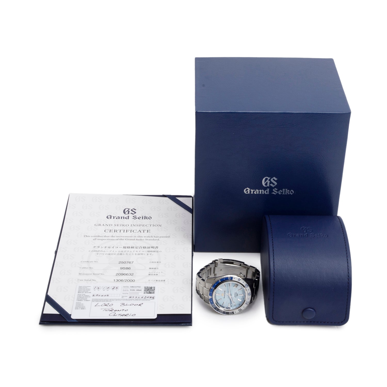 Grand Seiko 2025 Stainless Steel Limited Edition Sport Collection  Hi-Beat 3600 GMT 44.2 mm Automatic Watch w/ Box & Papers