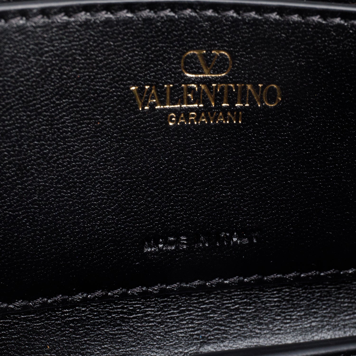 Valentino Brown Calfskin Rockstud Fierce Small Shoulder Bag