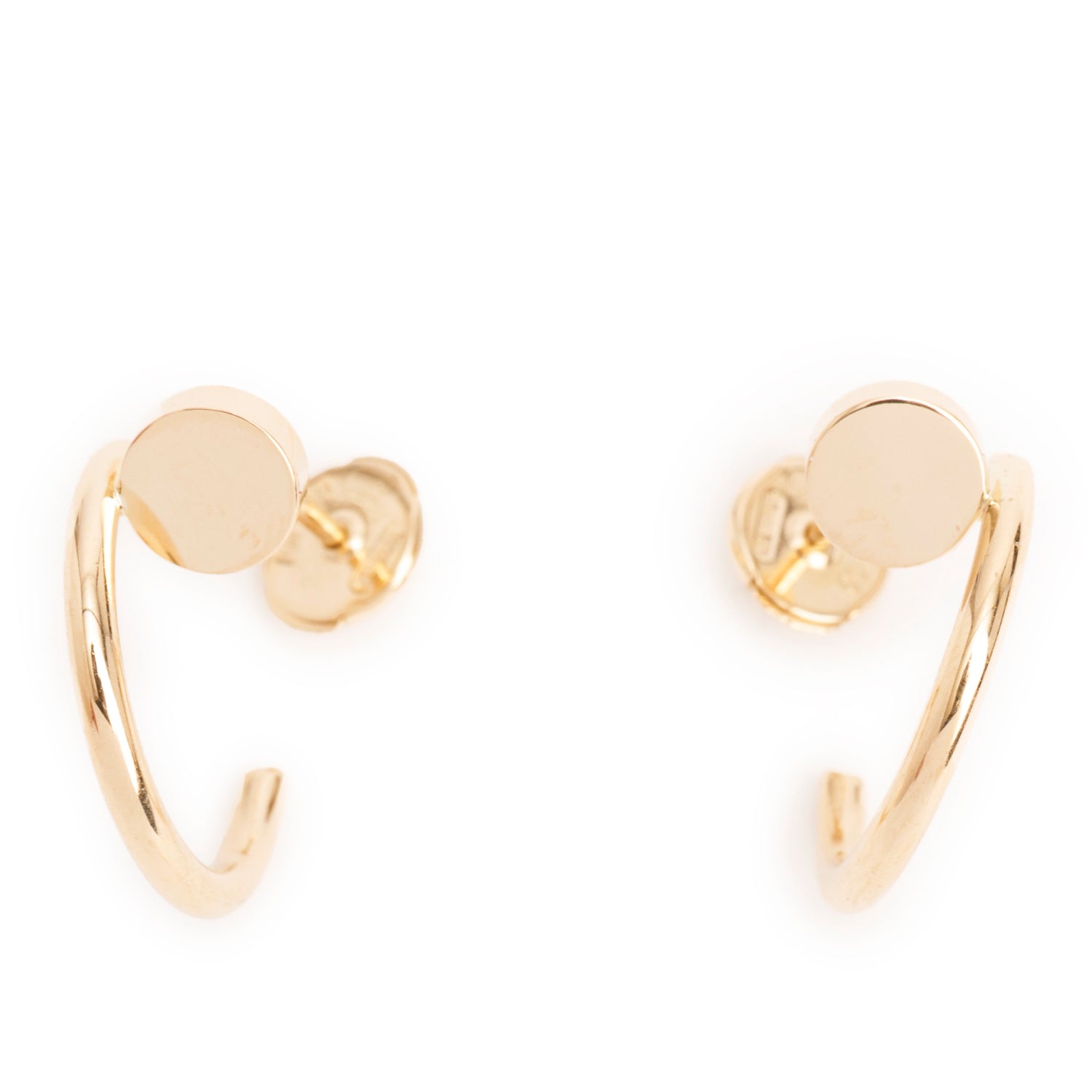 Cartier 18k Yellow Gold Juste un Clou Hoop Earrings, Small Model