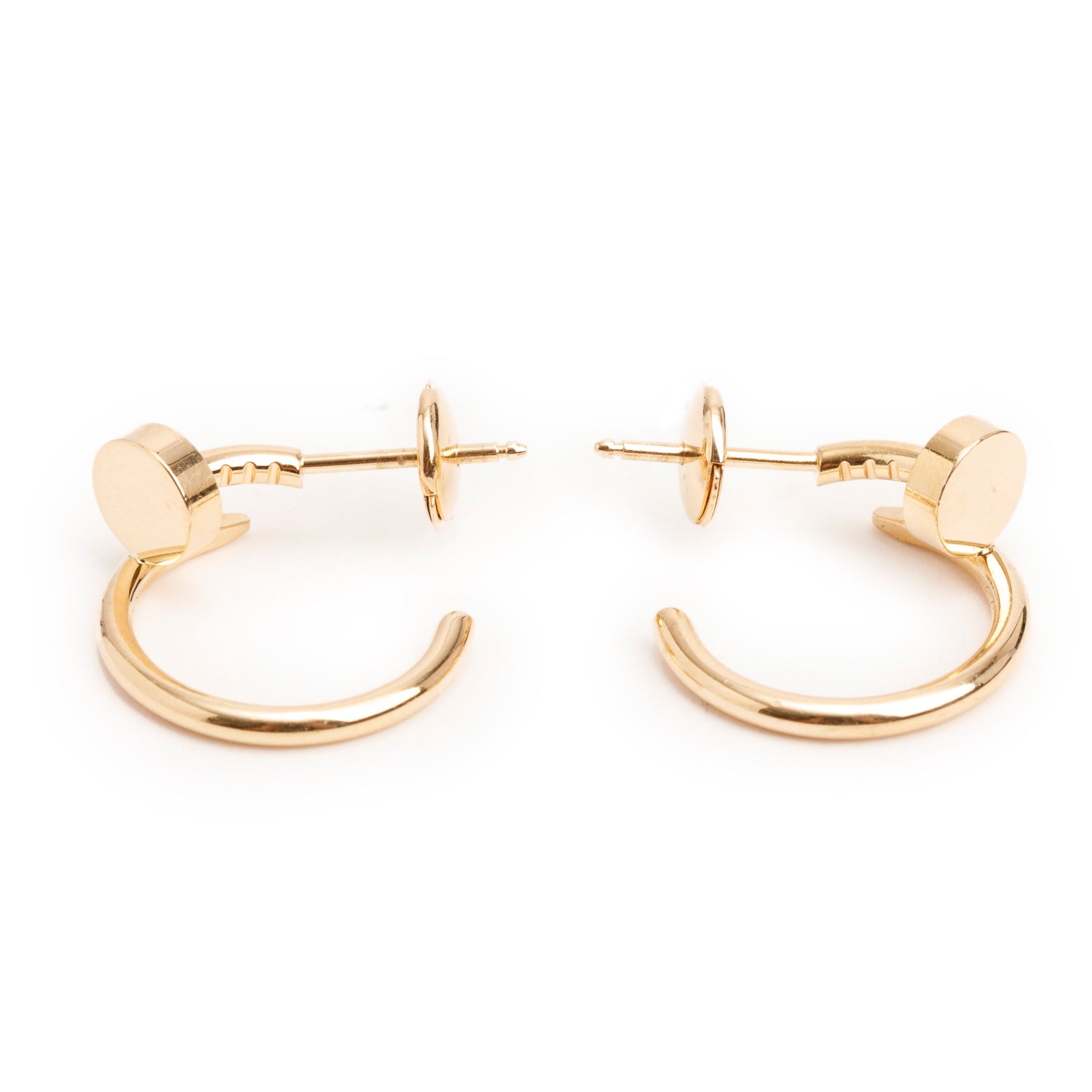 Cartier 18k Yellow Gold Juste un Clou Hoop Earrings, Small Model