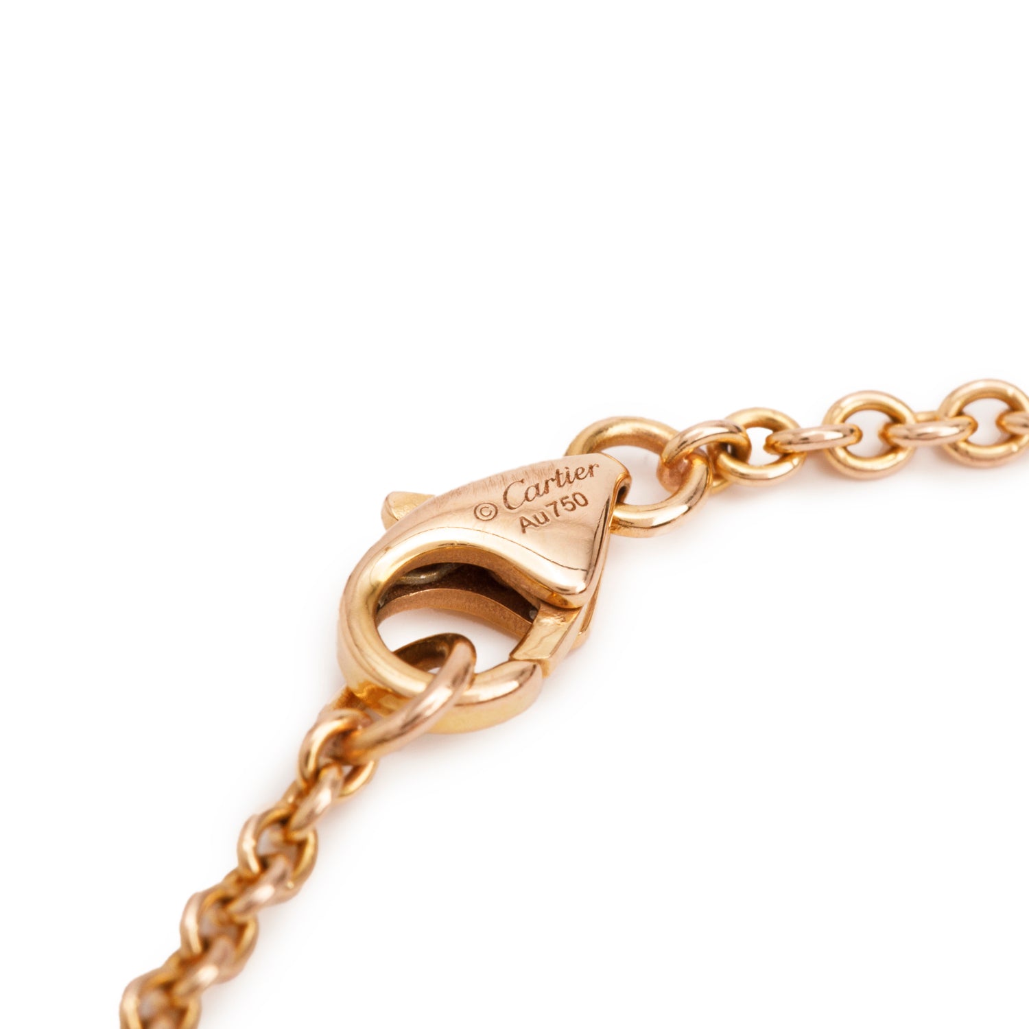 Cartier 2024 18k Rose Gold Interlocking Love Bracelet w/ Certificate & Receipt