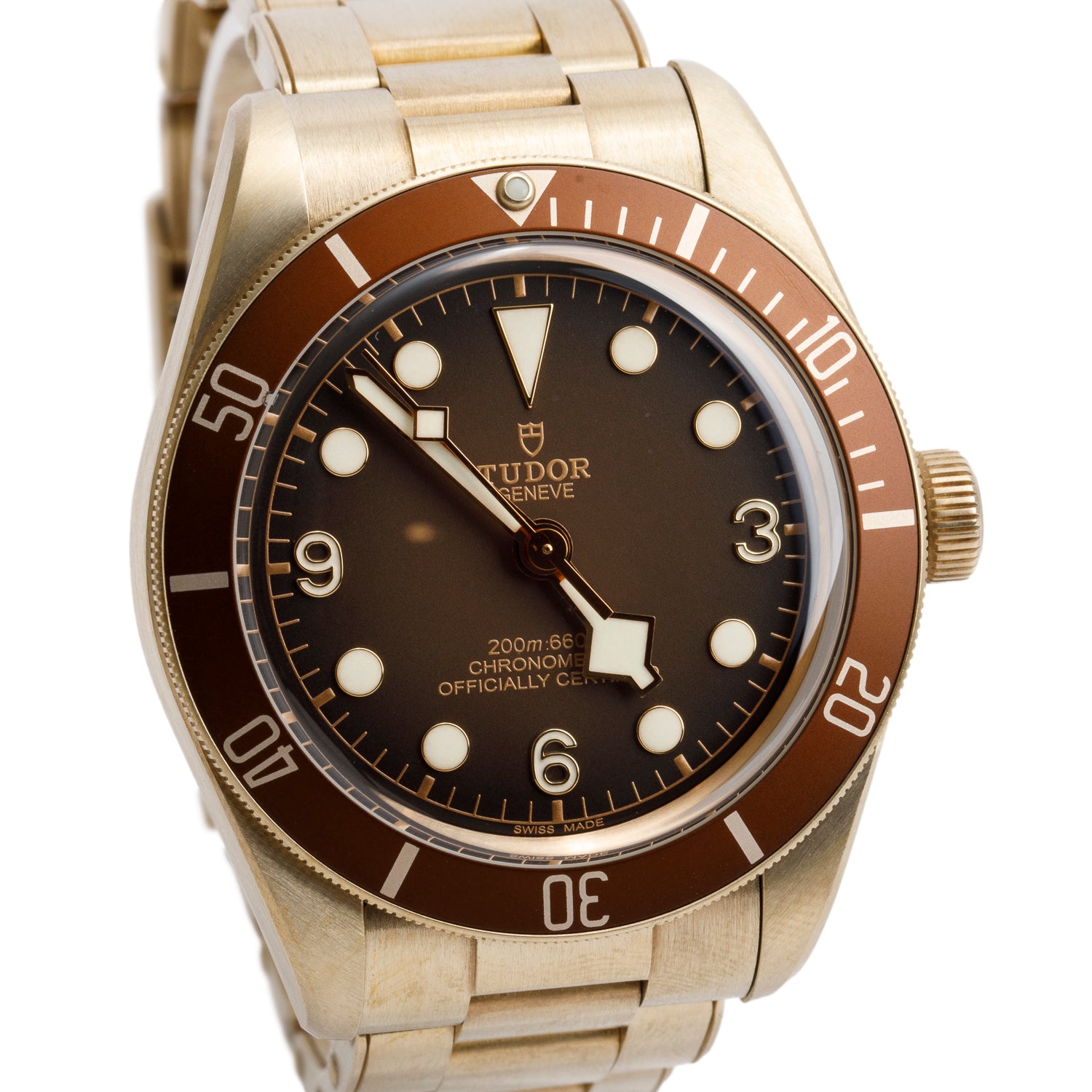 Tudor 2022 Bronze Black Bay 58 39 MM Automatic Watch Brown Dial 79012M w/ Box, Papers & Extra Straps