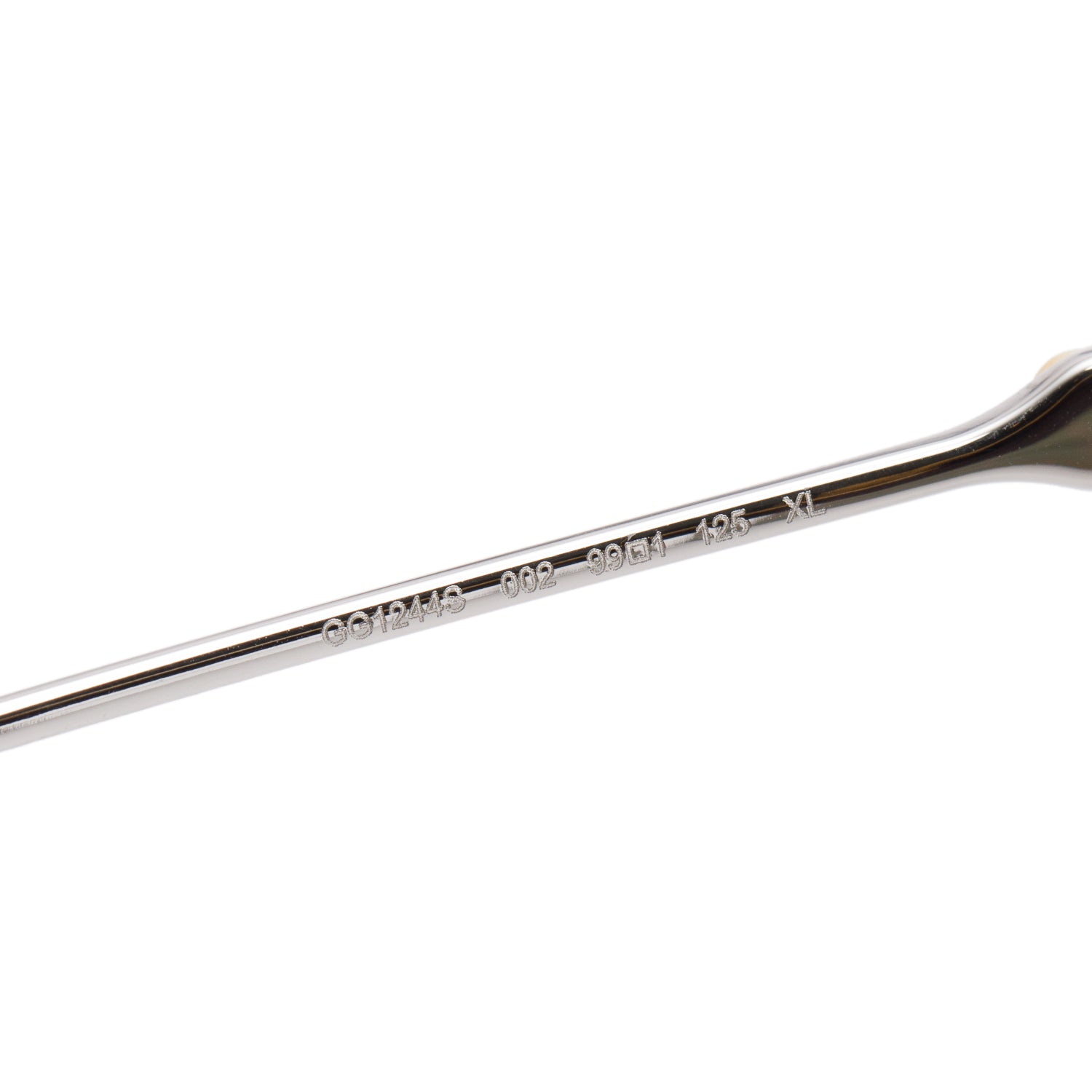 Gucci 1244S Purple Monogram GG Shield Sunglasses w/ Case