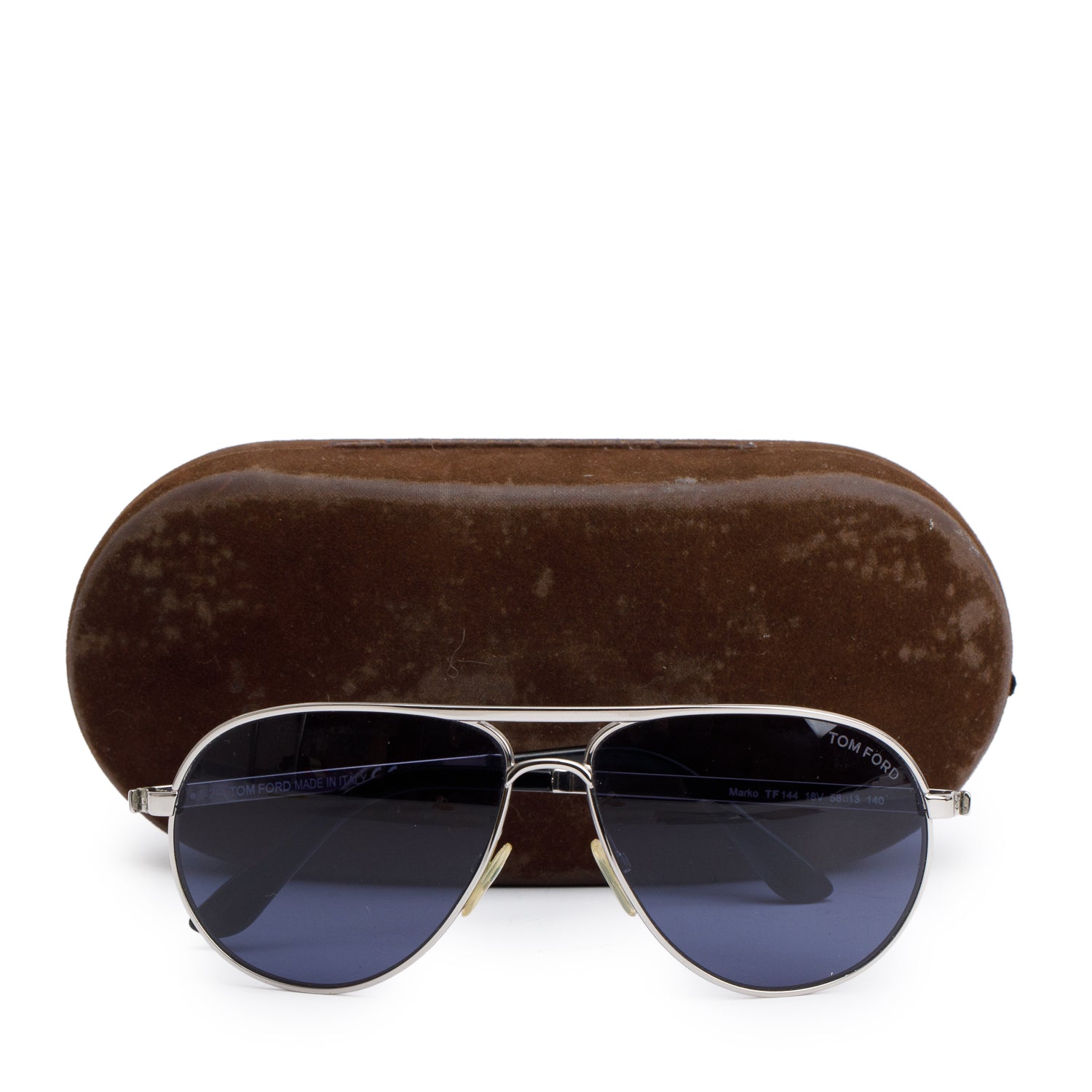 Tom Ford TF144 Marko Aviator Sunglasses w/ Case